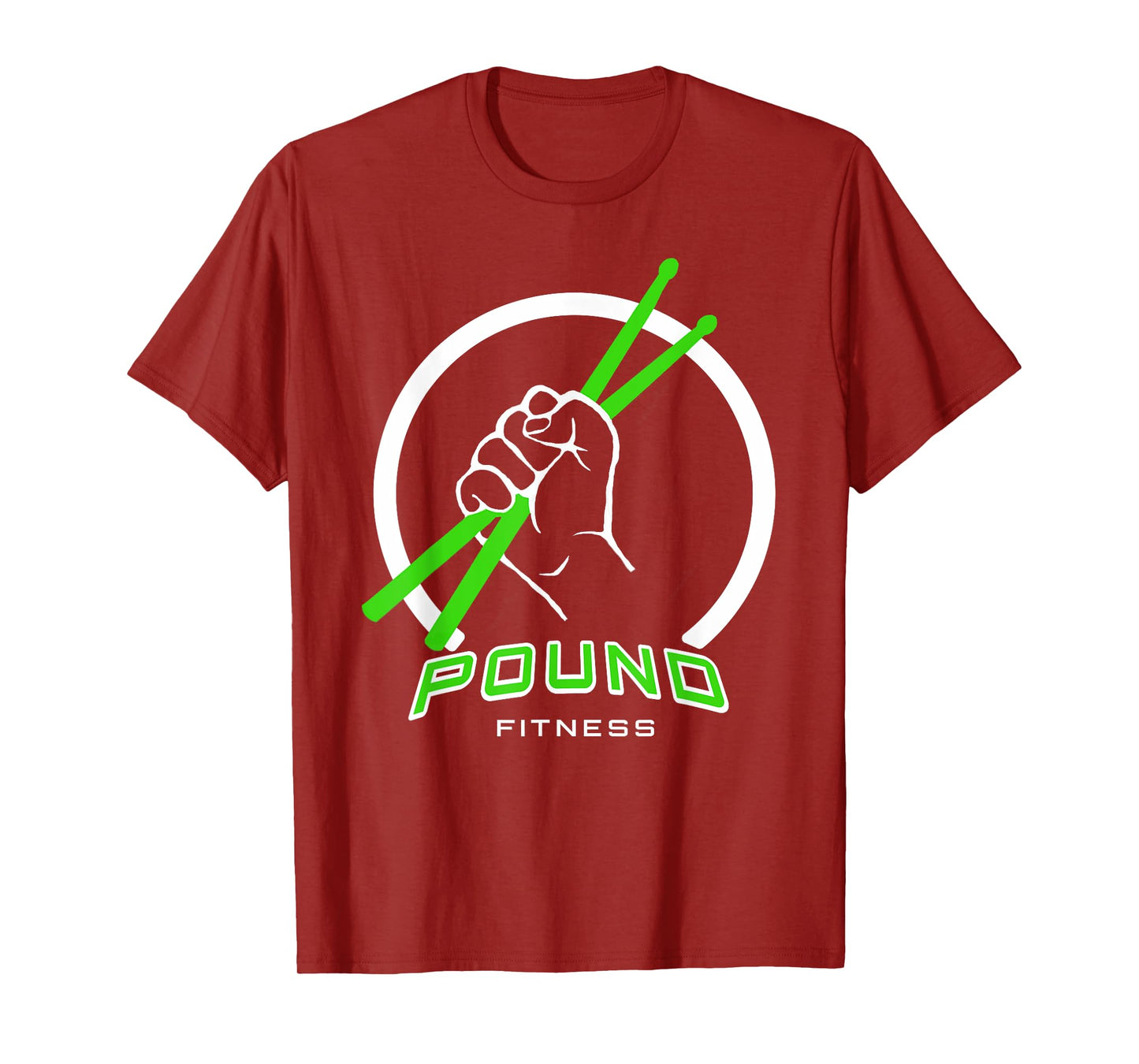 Pound Fitness with Drumsticks Graphic T-Shirt