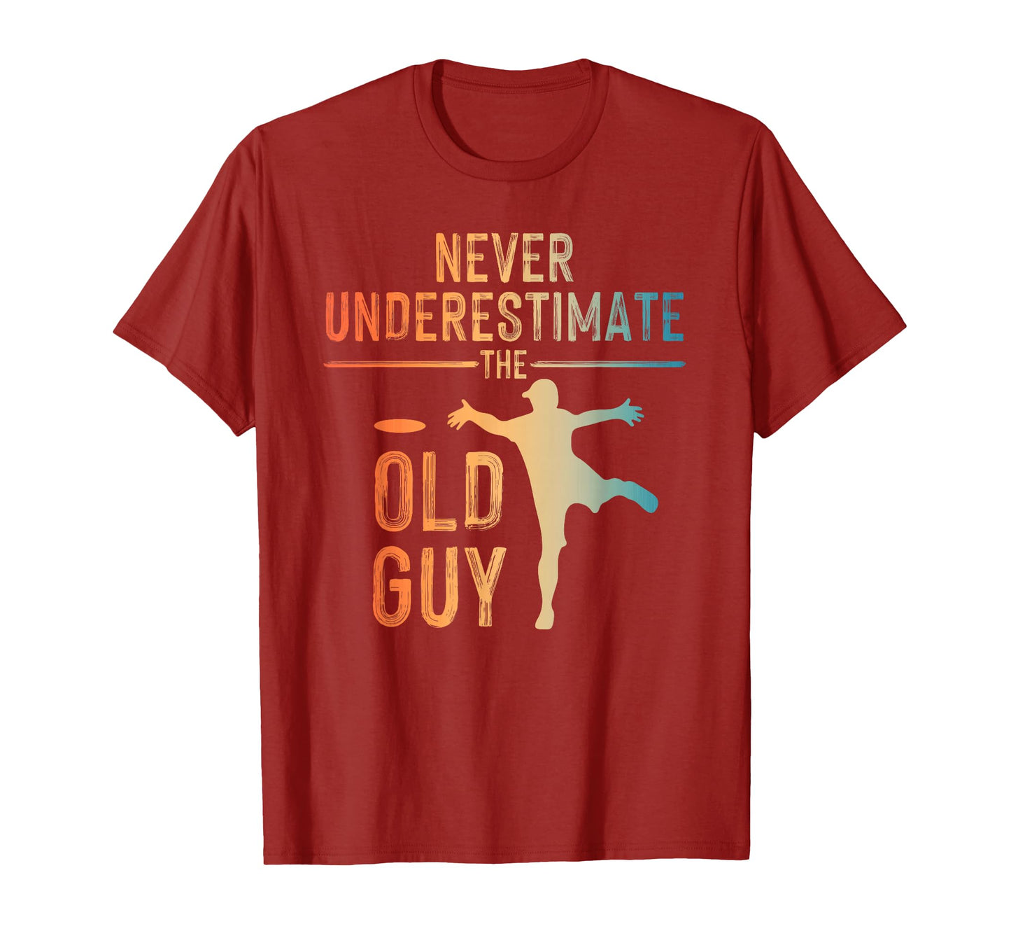 Disc Golf Art For Men Grandpa Disc Golfer Disc Golf Player T-Shirt