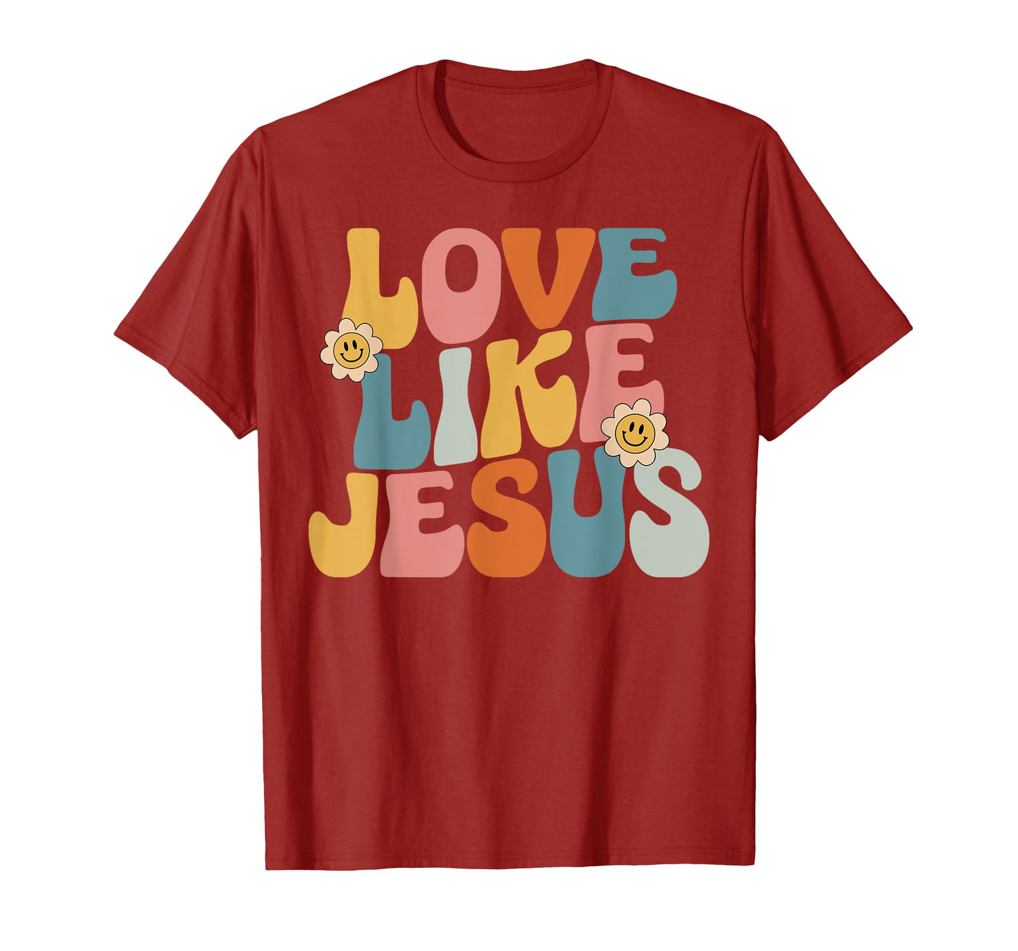 Retro Love Like Jesus T-Shirt