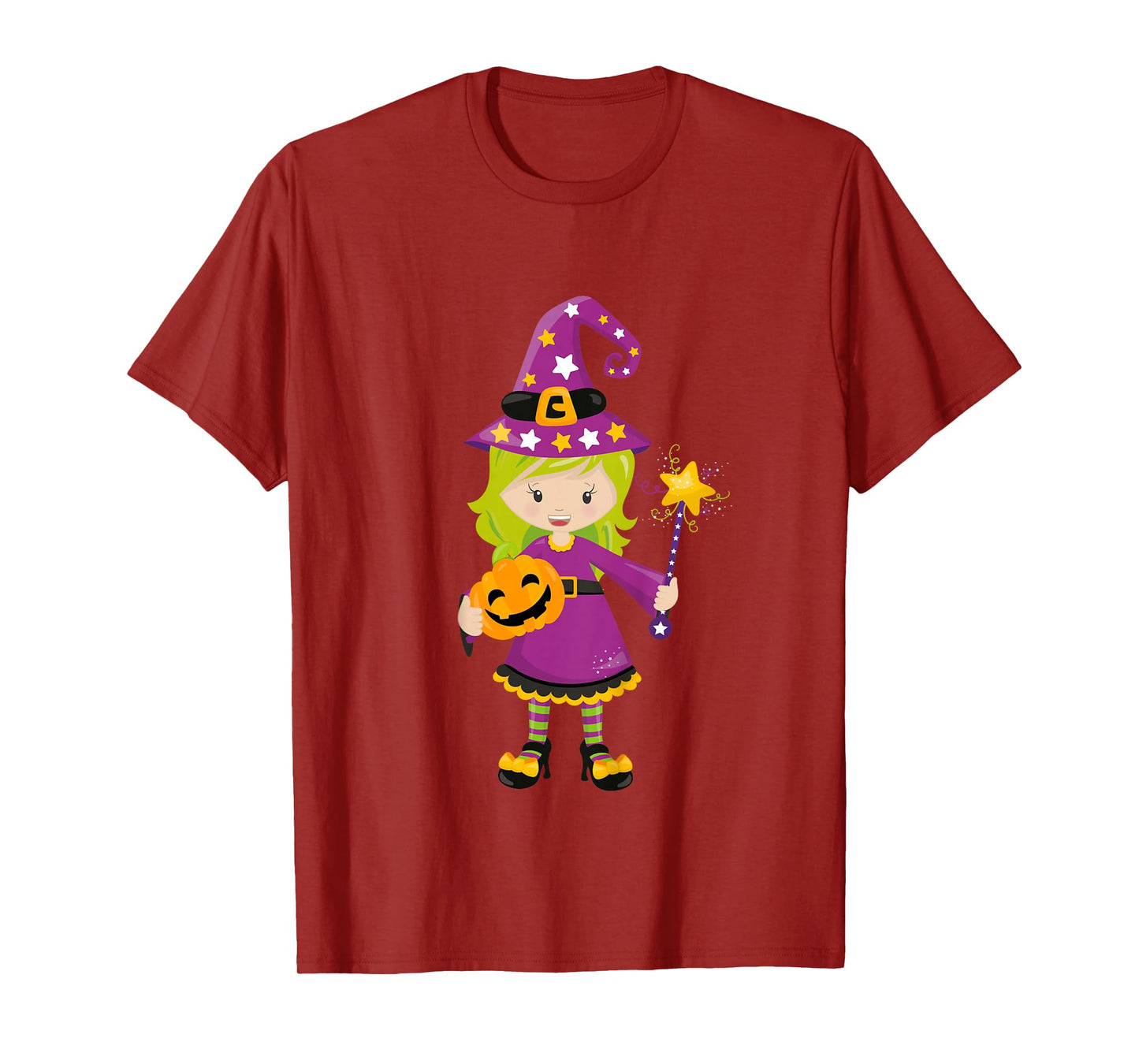 Girls Halloween Witch Shirt for Kids T-Shirt