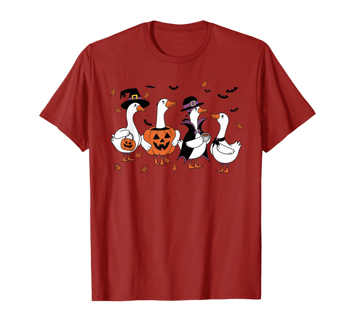 Halloween Tshirt Women Men Skeleton Witch Monster Party T-Shirt