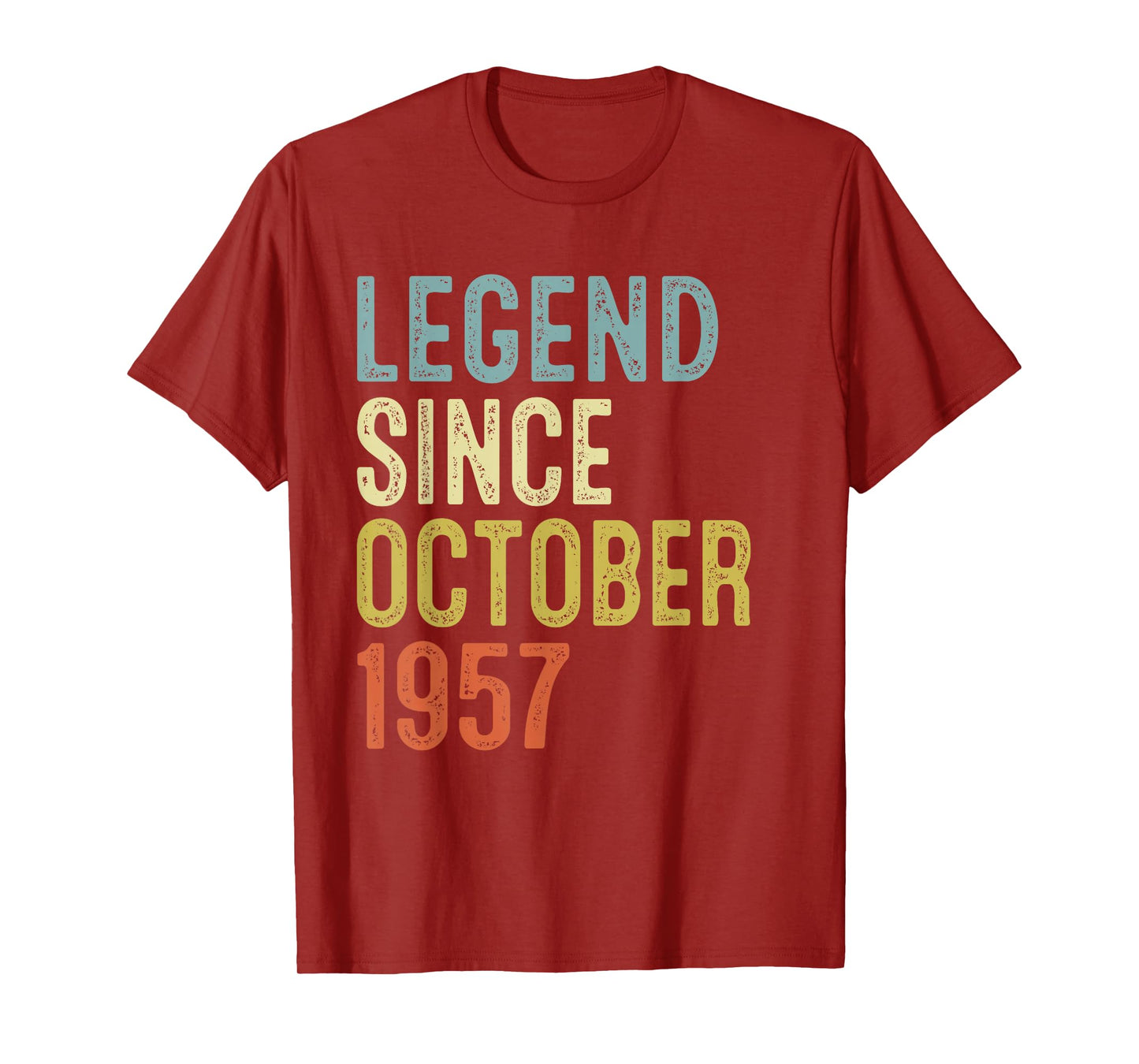 Legend Since October 1957 68th Birthday Gifts 68 Year Old T-Shirt