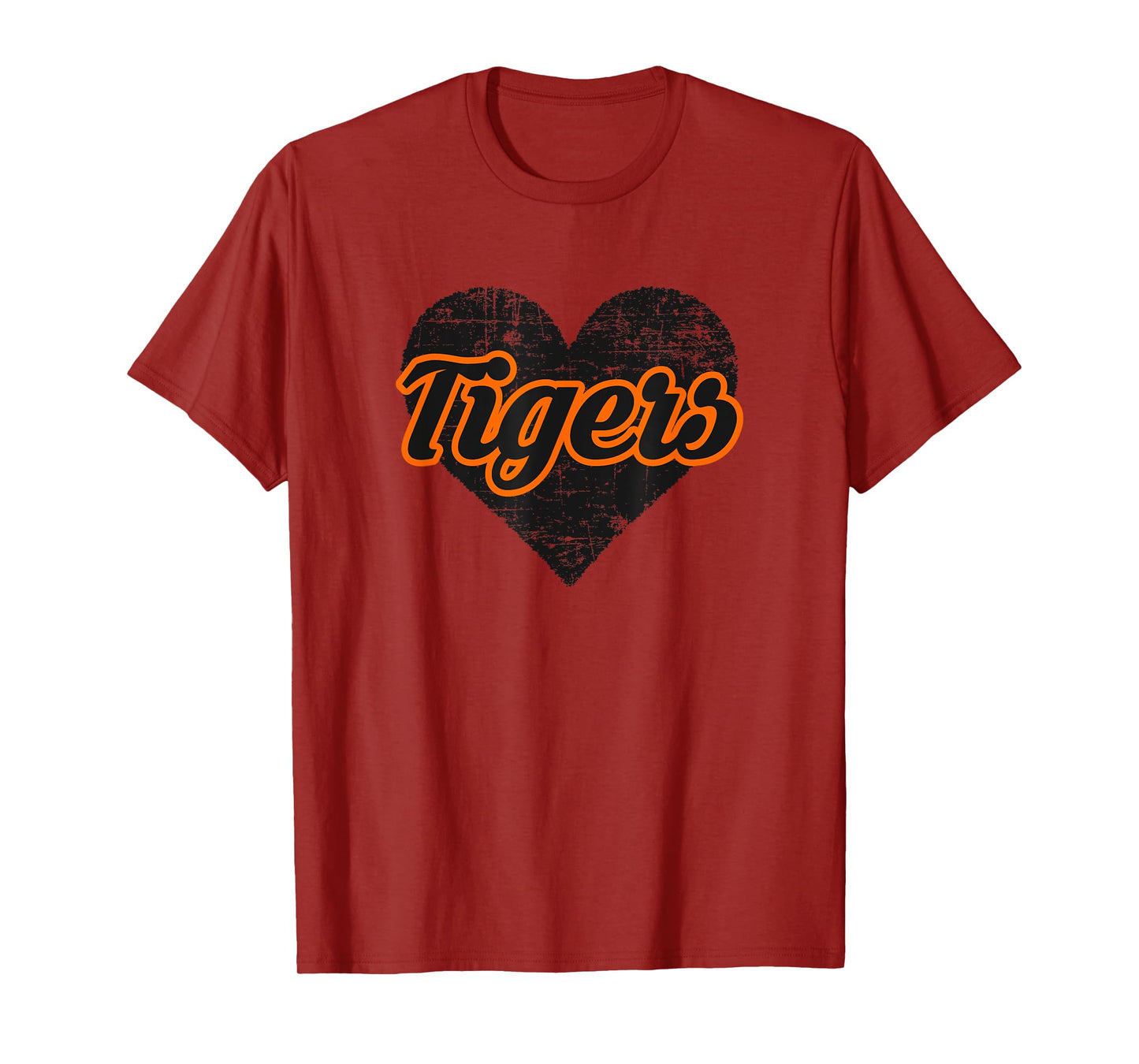 Marshfield Tigers Over Heart T-Shirt