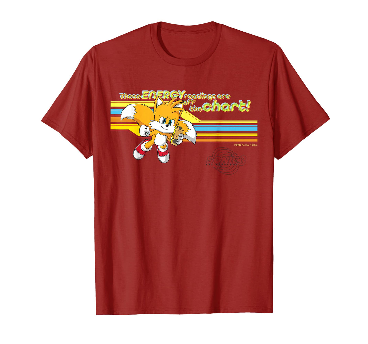 Sonic the Hedgehog 3 - Tails "Energy Readings" T-Shirt