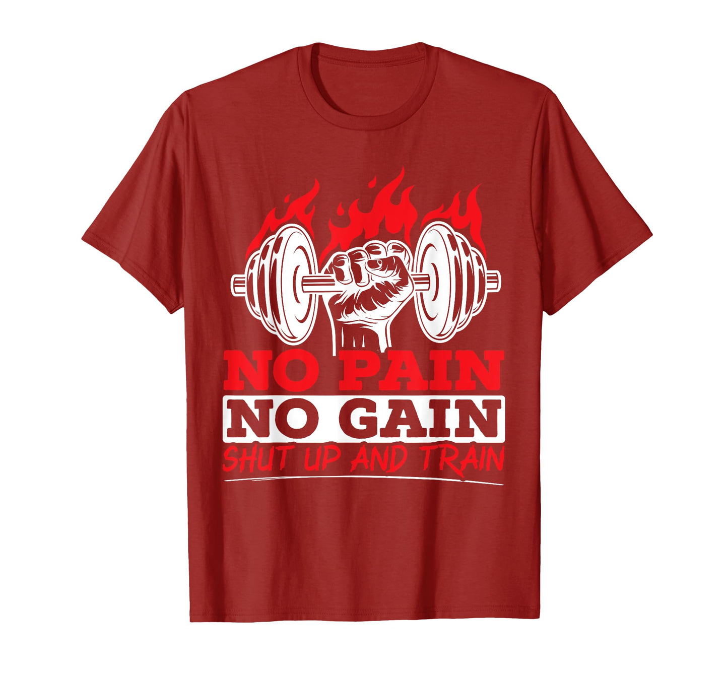 All Pain No Gains Gym Weightlifting Bodybuilding Fitness T-Shirt