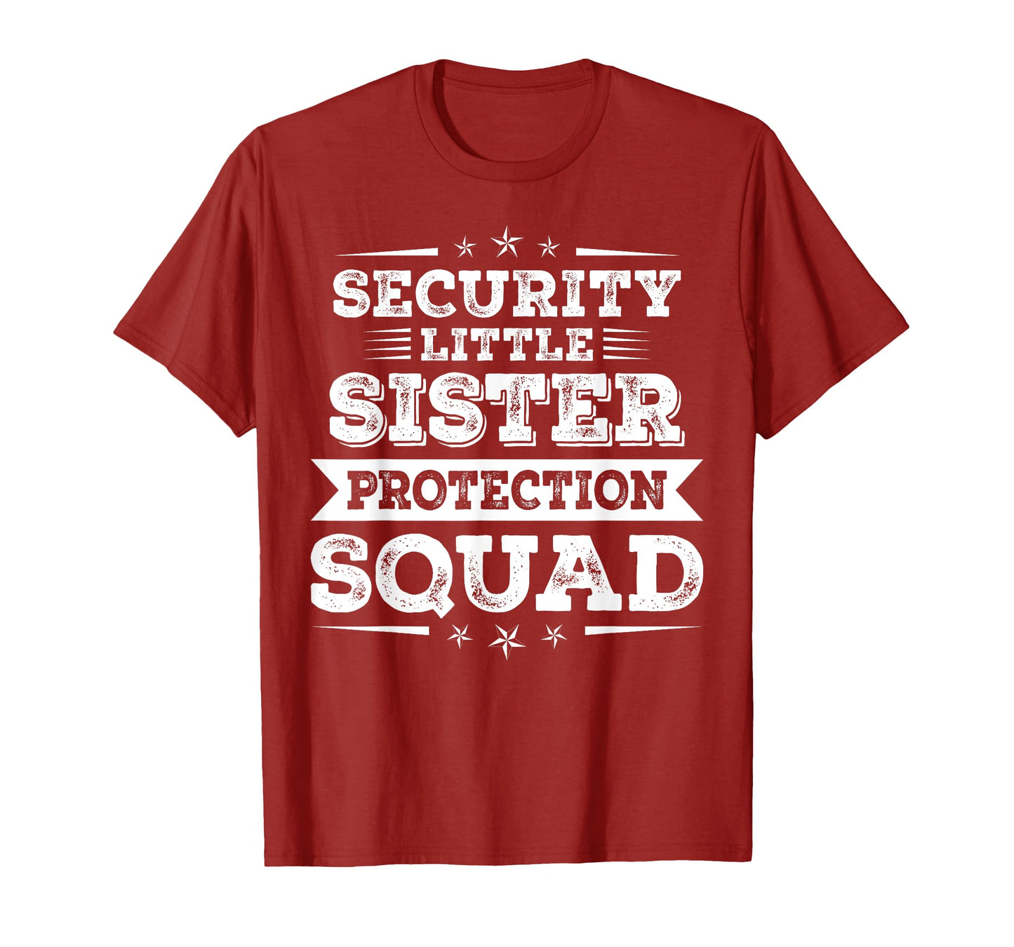 Security Little Sister Protection Squad Brother Boys T-Shirt