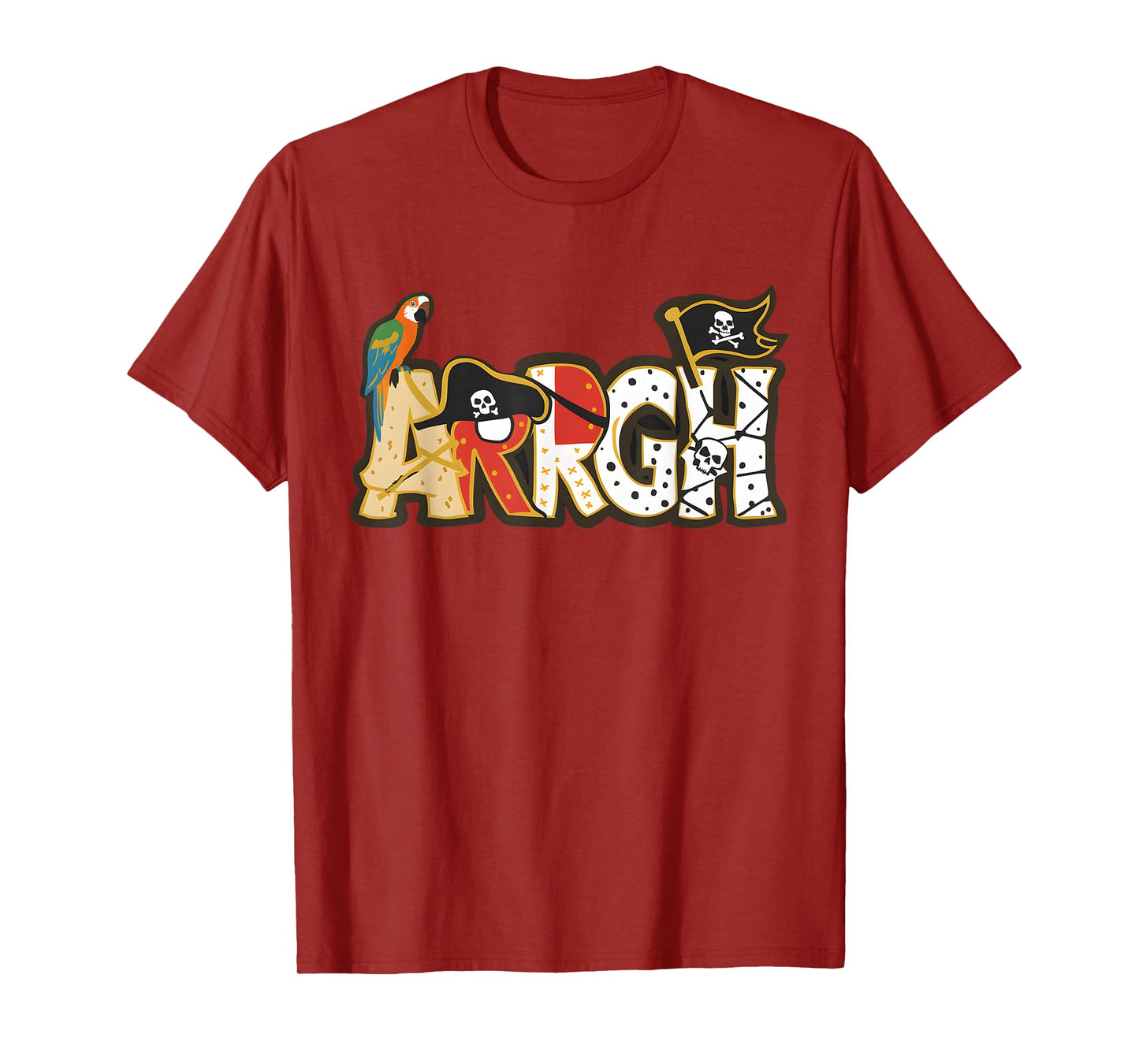 Fun ARRGH Pirate Style Pirate Costume ARGH Pirate T-Shirt