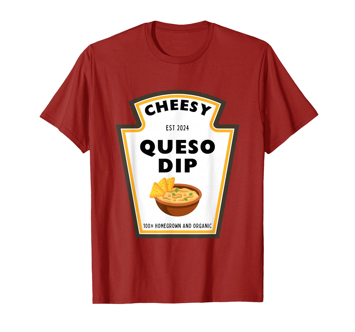 Delicious Cheesy Queso Dip Condiment Costume Party Matching T-Shirt