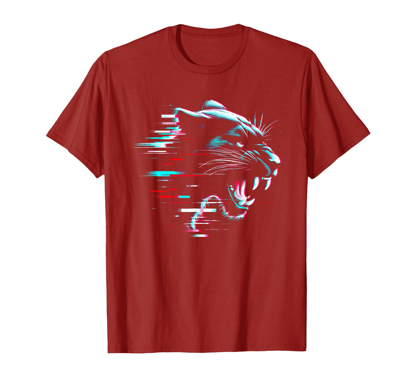 Black Panther Glitch - Vintage Panther Wild Animal Lover T-Shirt