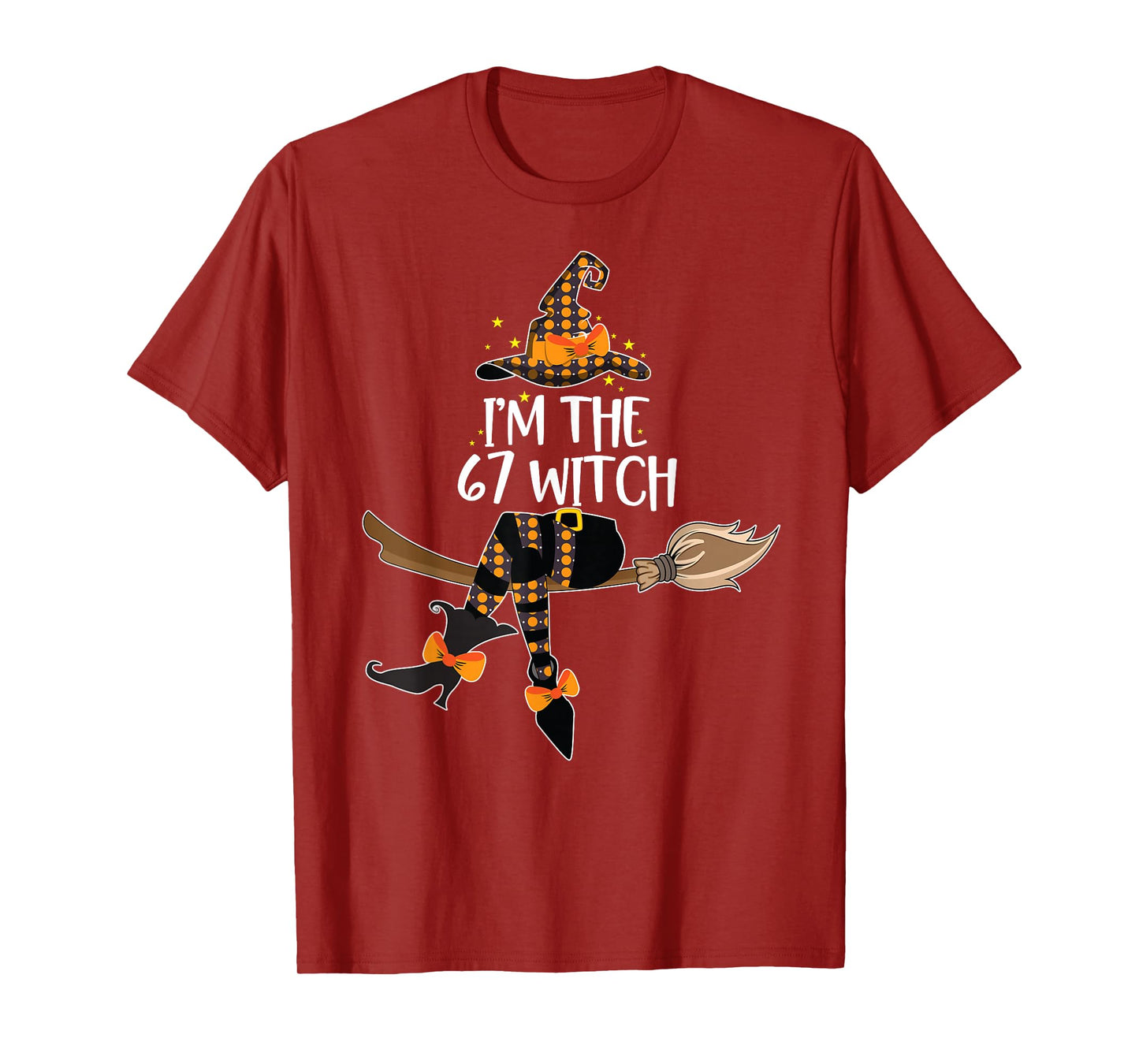 I'm The 67 Witch Halloween Matching Group Costume T-Shirt