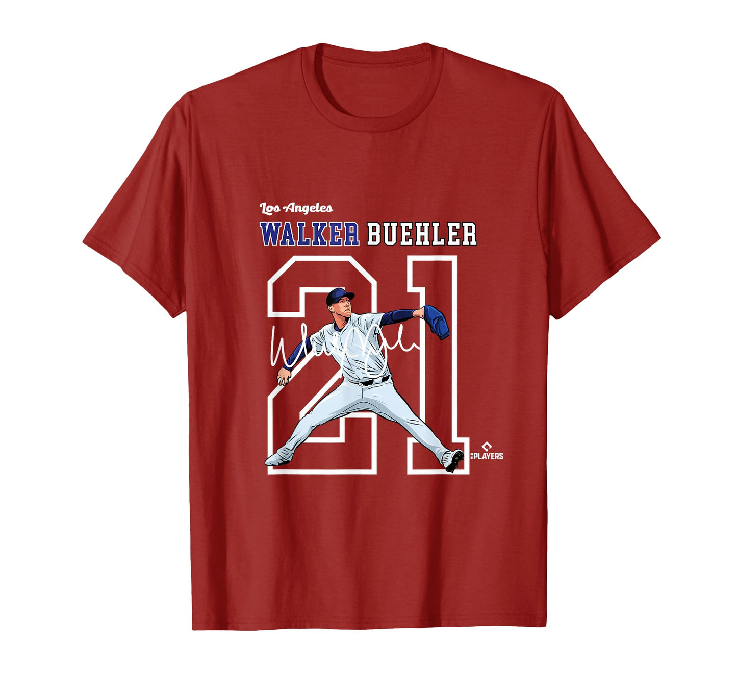 Walker Buehler | Los Angeles Baseball Players | MLBWBR3004 T-Shirt