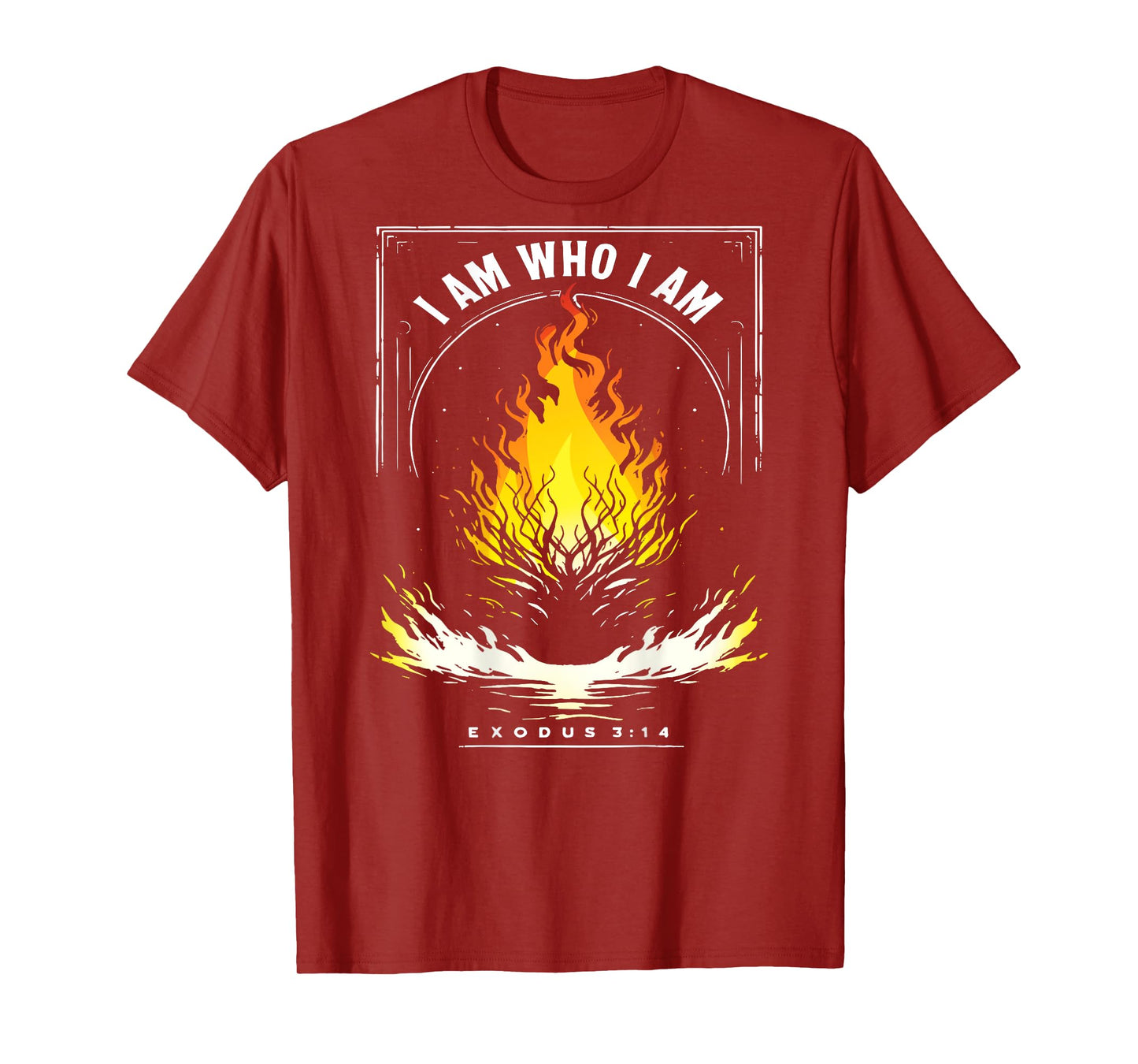 I Am Who I Am Exodus 3:14 Bible Verse Christian Men Women T-Shirt