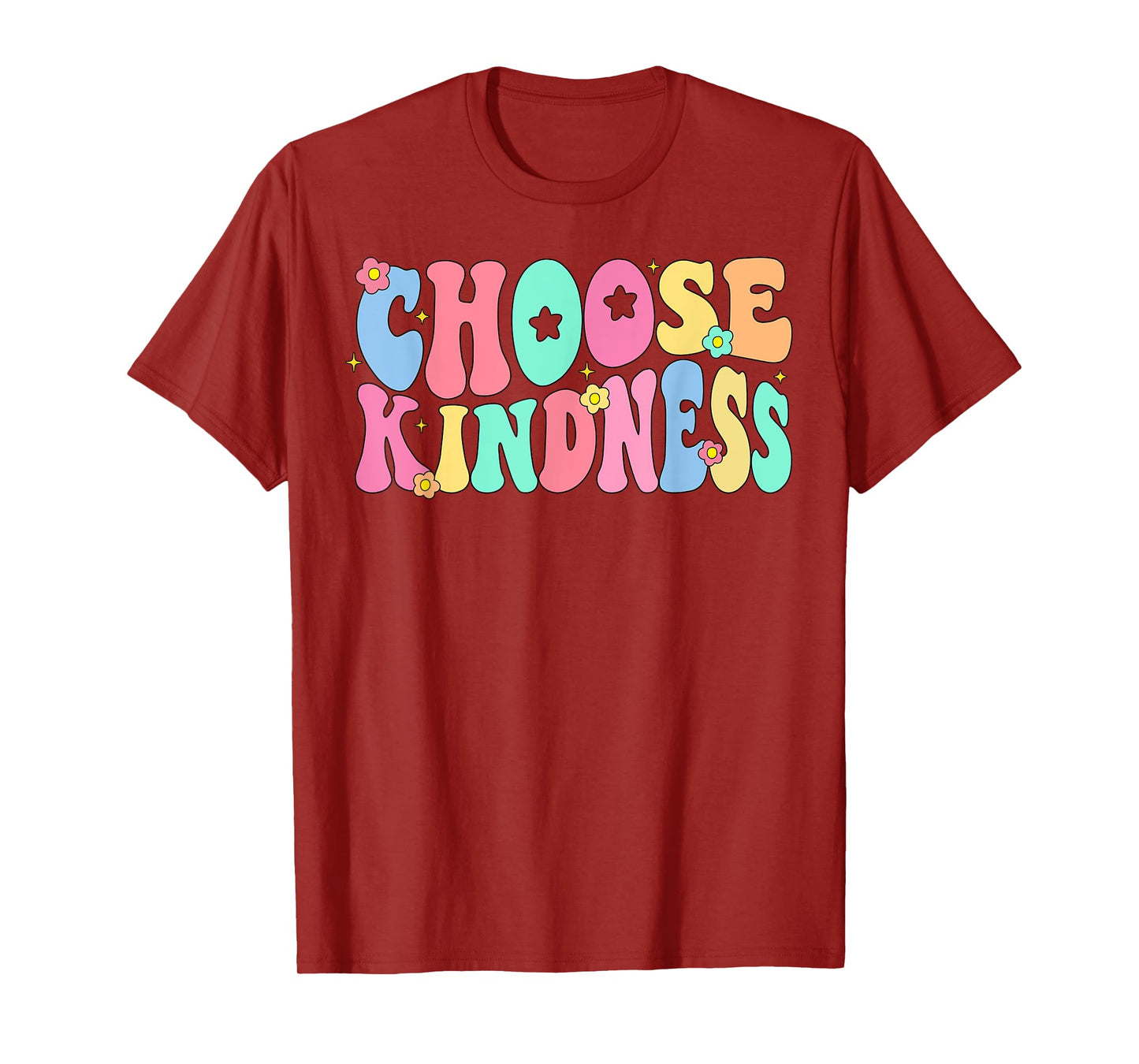 Choose Kindness Be Kind Inspirational Teacher T-Shirt for Men Women Kids