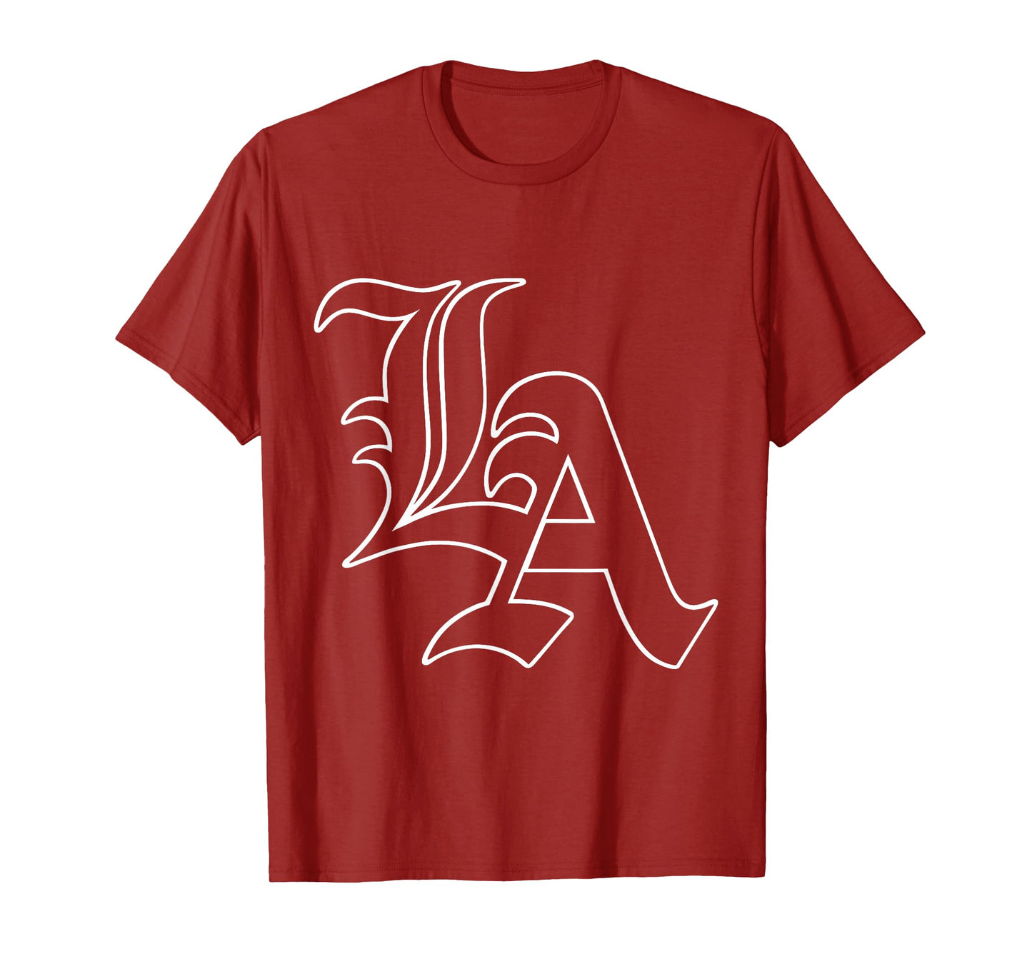 LA | Los Angeles, California | White Text, Classic, Vintage T-Shirt