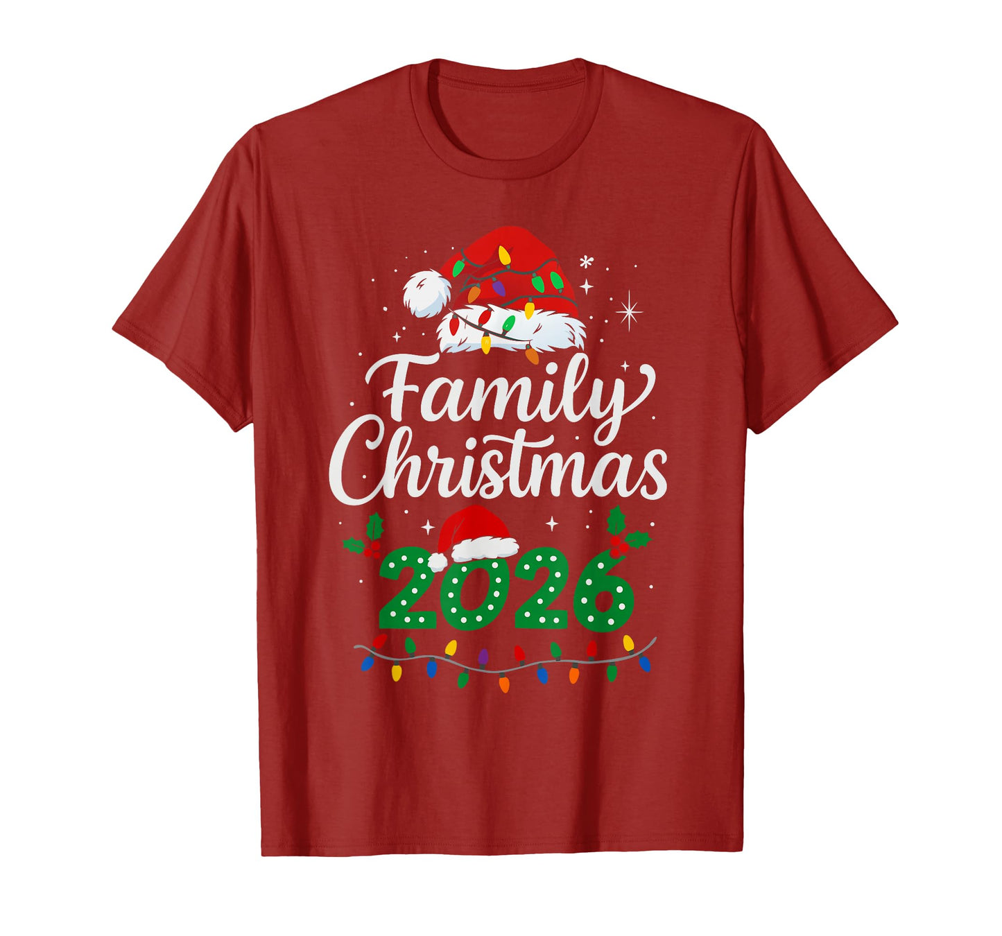 Family Christmas 2026 Matching Holiday T-Shirt