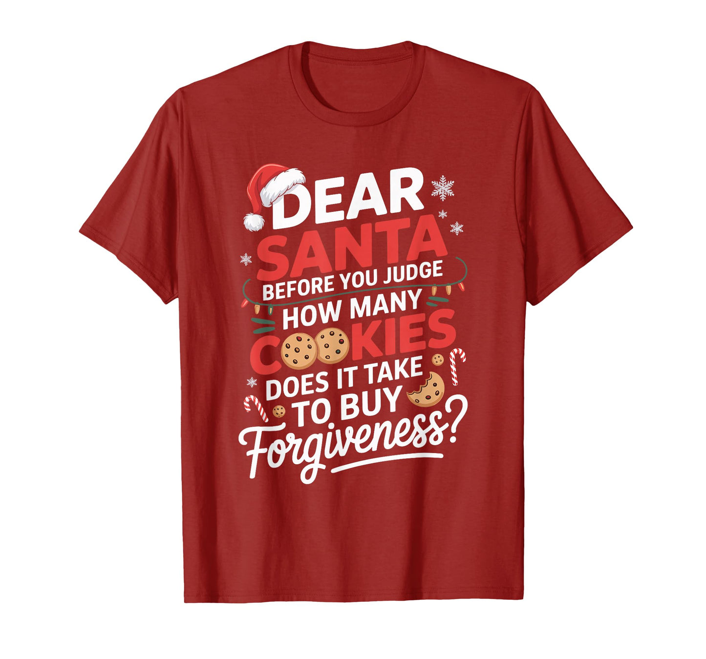 Christmas Humor Funny Xmas Pajama for Men Women Kids T-Shirt