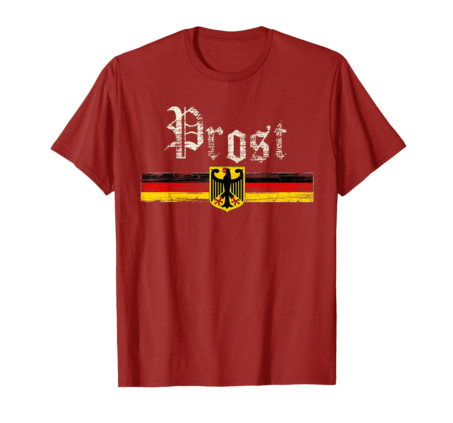Oktoberfest Shirt For Men Women German Flag Prost Vintage T-Shirt