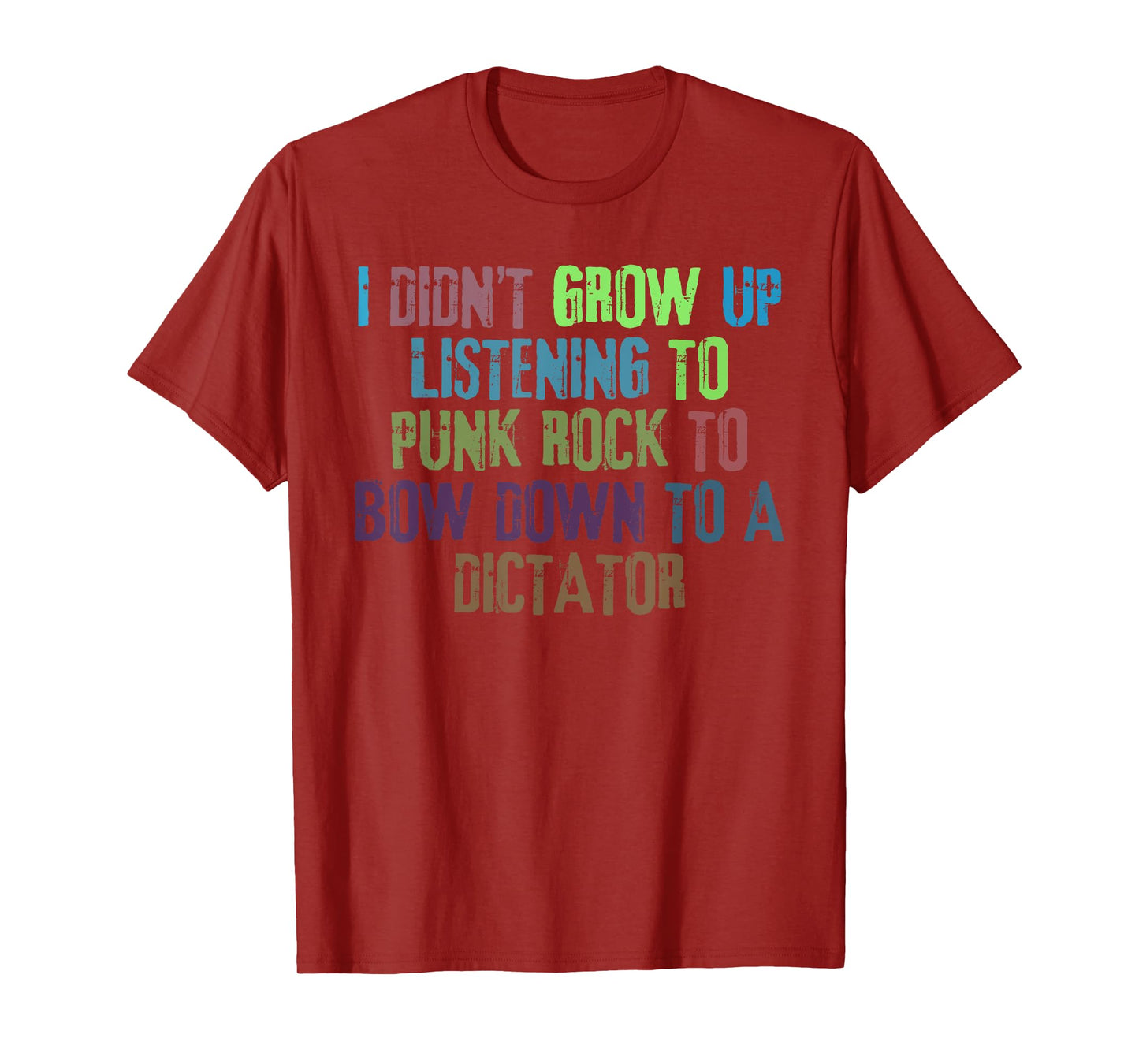 I Didn't Grow Up Listening To Punk Rock Design T-Shirt