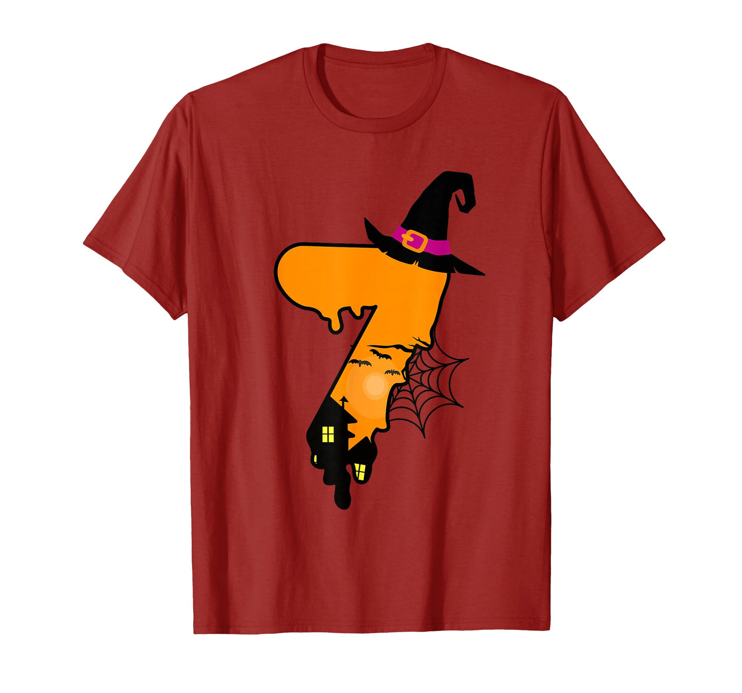 Funny Six Seven Meme 6 7 Halloween Matching Outfit Couple T-Shirt