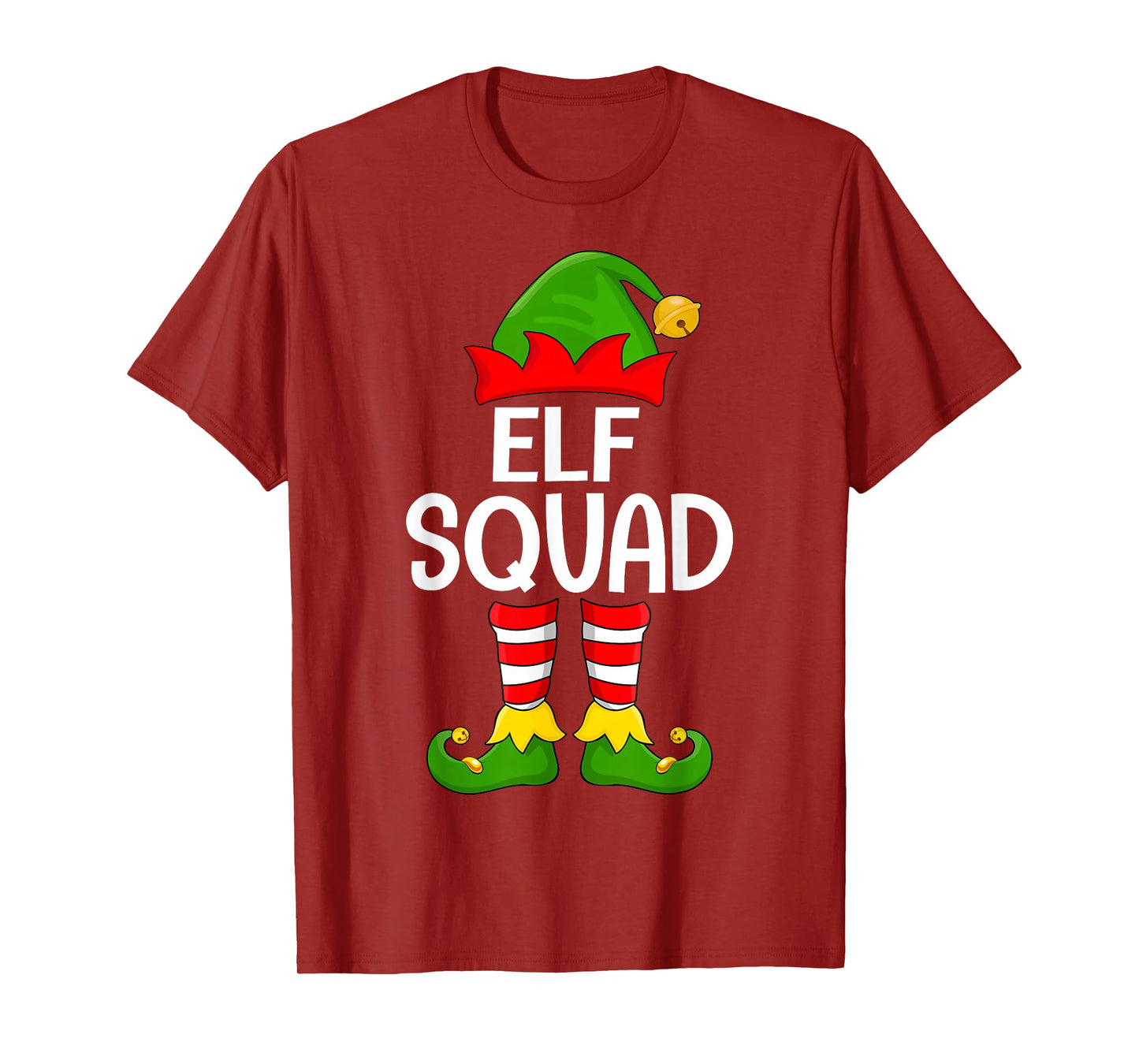 Elf Xmas Matching Family Group Elf Squad Christmas T-Shirt
