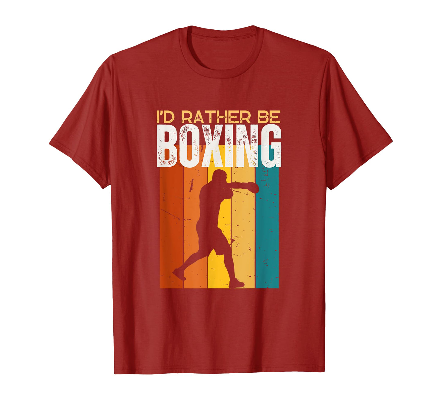 I'd Rather Be Boxing Funny Boxer T-Shirt
