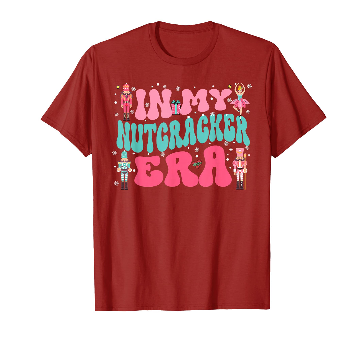 Pink Nutcracker Squad in My Nutcracker Era Pink Christmas T-Shirt
