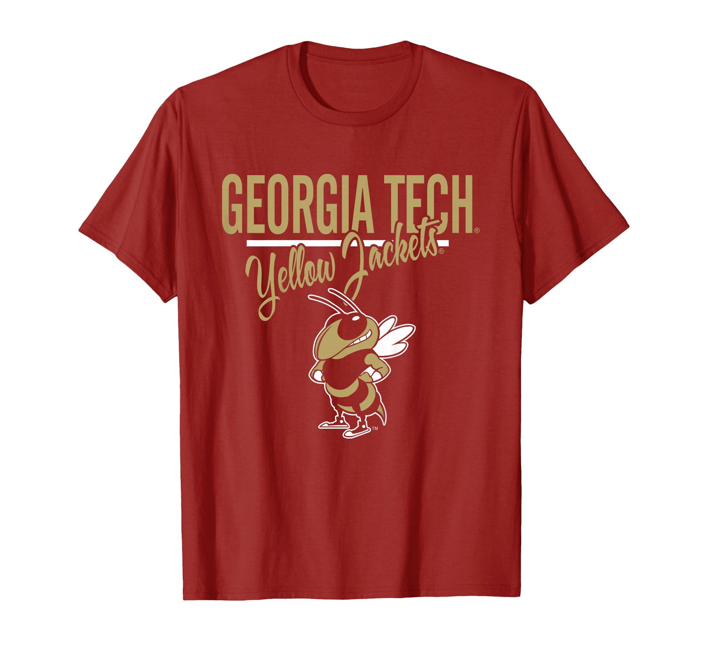 Kids Georgia Tech Yellow Jackets Kid's Mascot Navy T-Shirt
