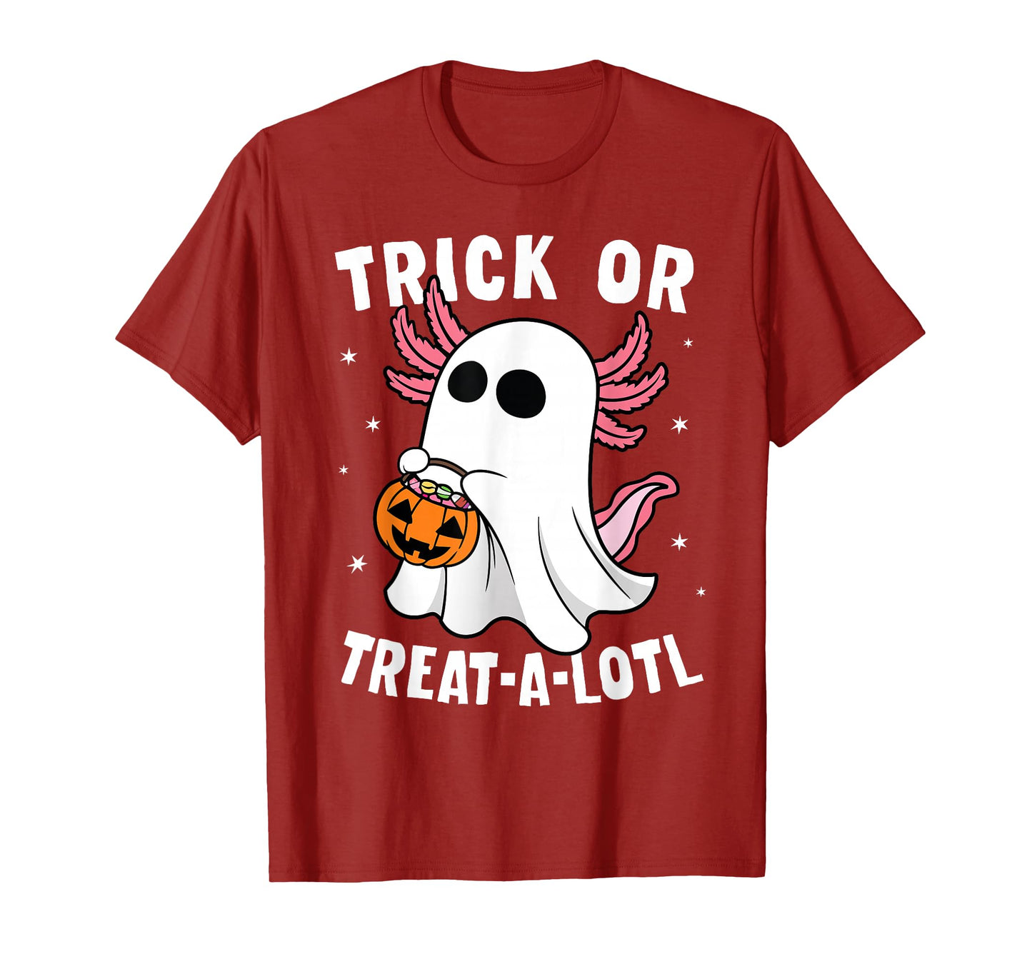 Trick or Treat A Lotl Axolotl Halloween Costume Toddler Kids T-Shirt