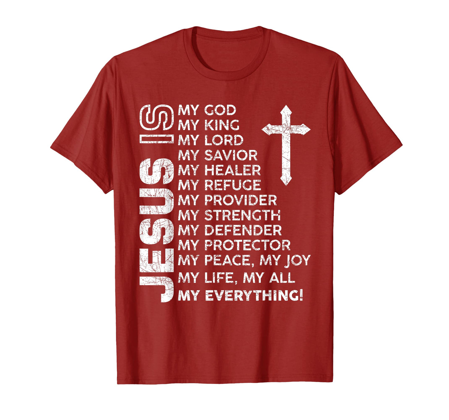 Christian Men Boys Kids Jesus T-Shirt