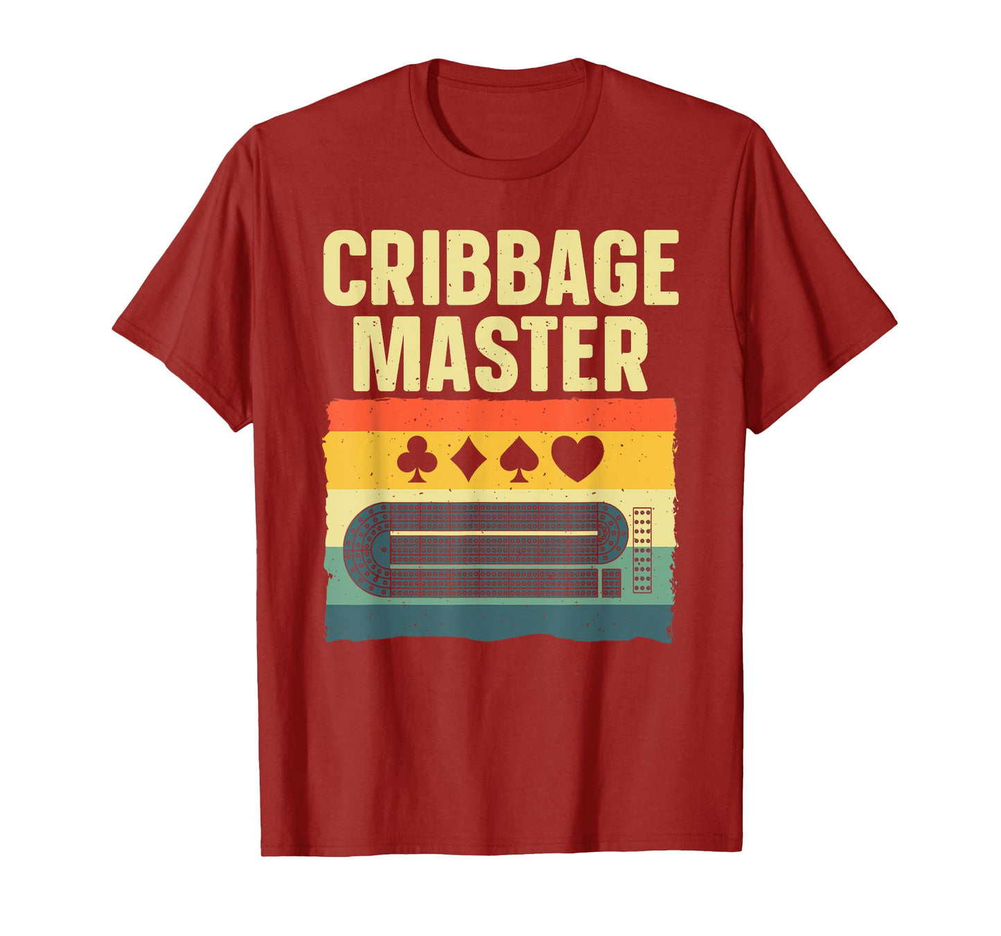 Best Cribbage Design For Men Women Card Game Cribbage Lover T-Shirt