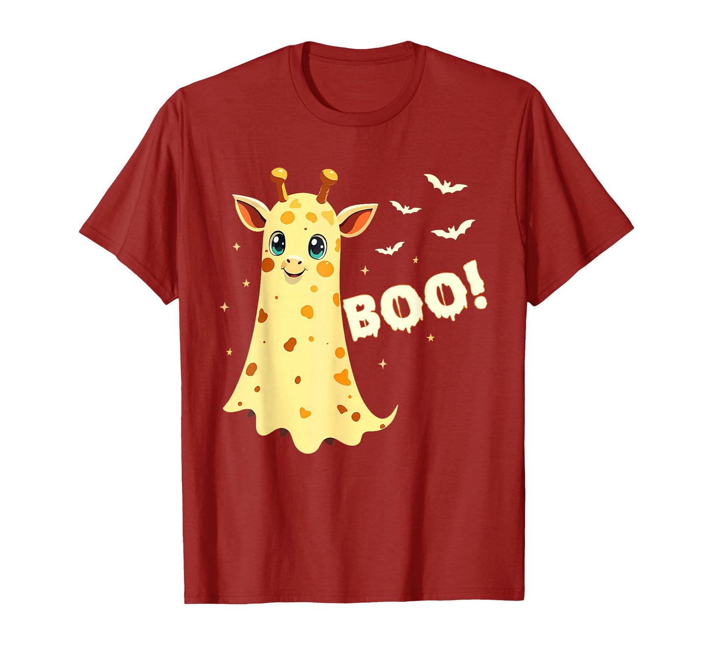 Giraffe Boo Halloween Costume Men Women Kids Funny T-Shirt