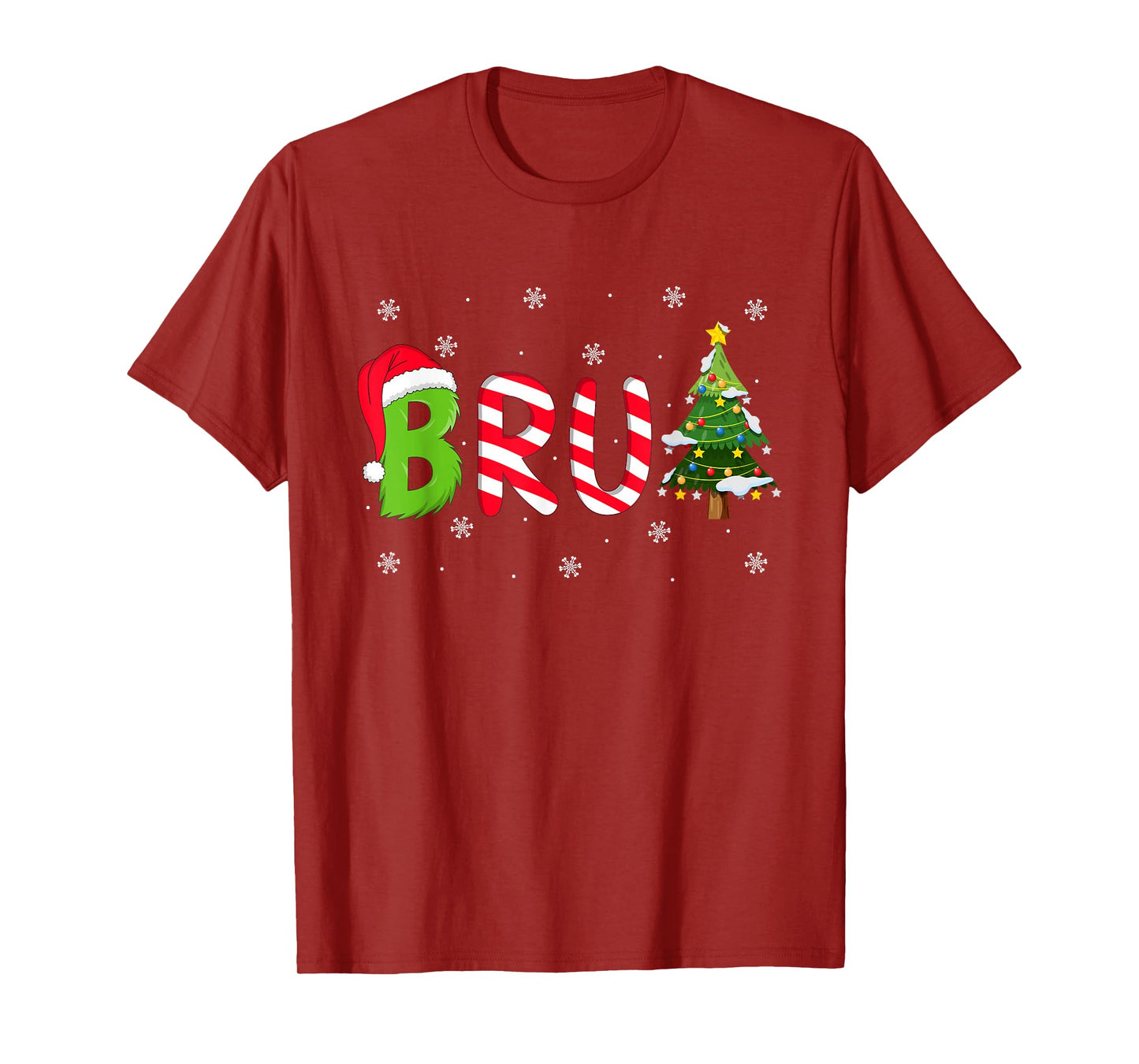 Bruh Christmas Saying Bro Funny Men Boys Bruh Meme Xmas T-Shirt