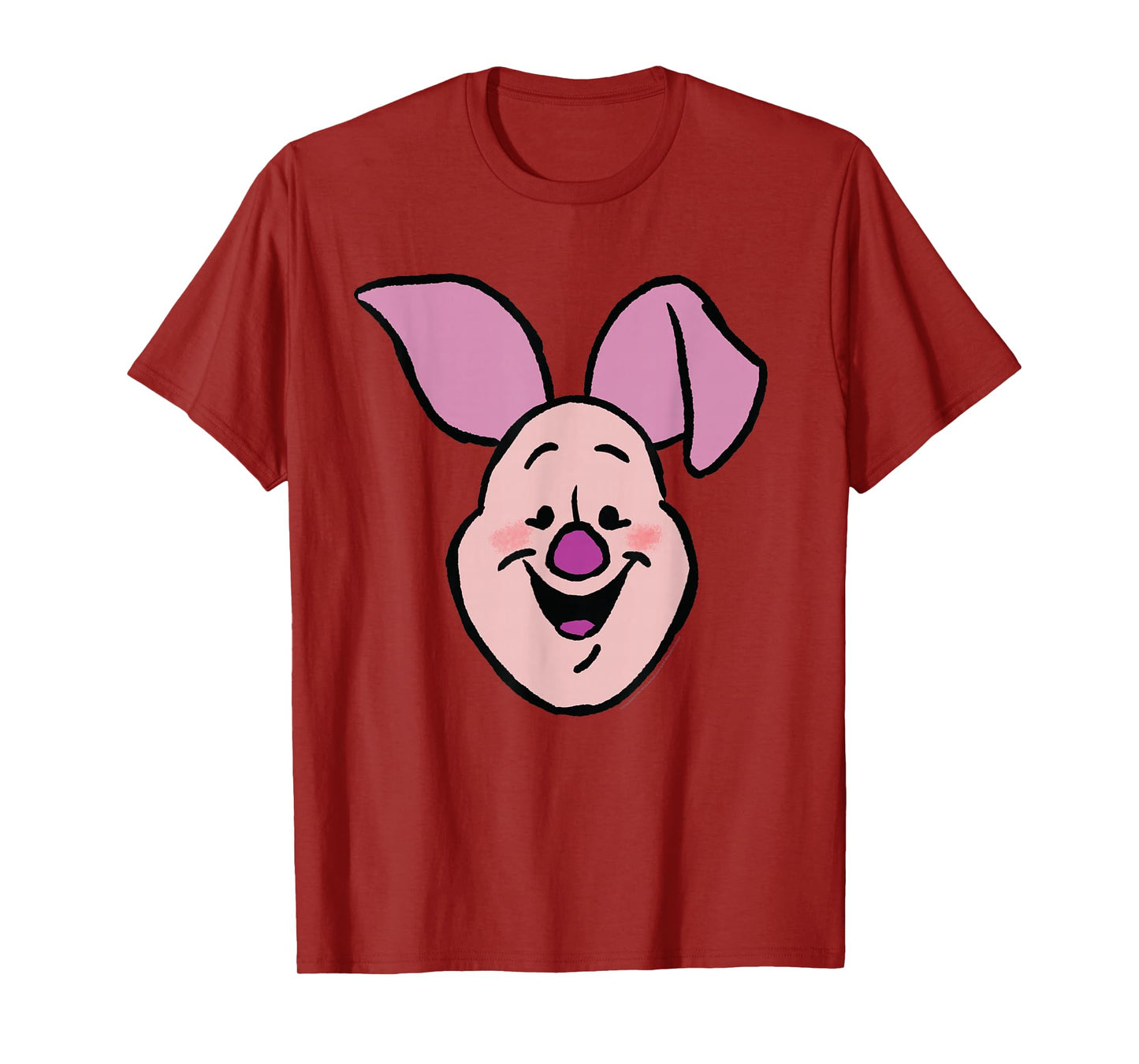 Disney Winnie the Pooh Piglet Happy Big Face Costume T-Shirt