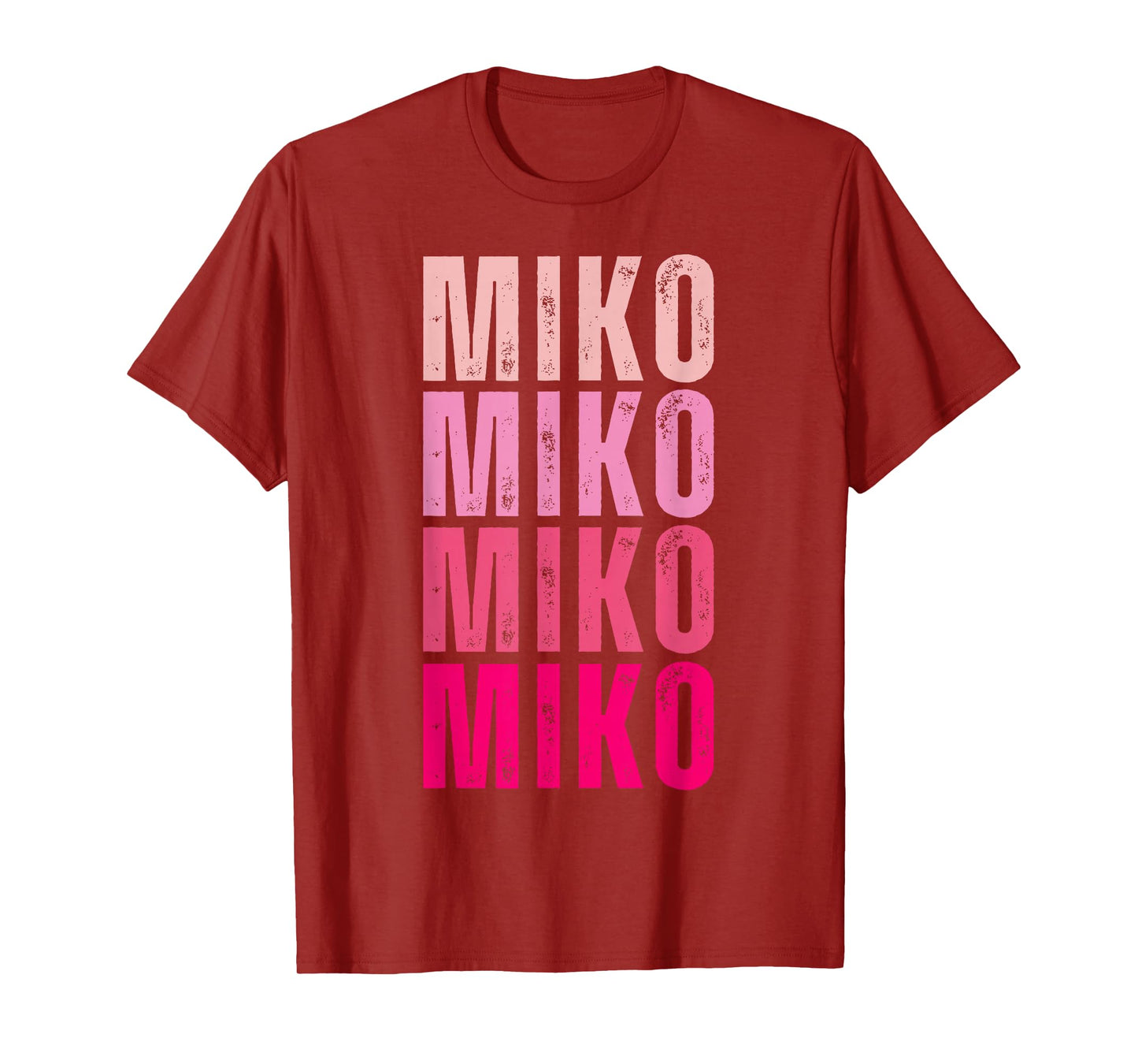 Miko Personalized Name I Love Miko Vintage T-Shirt