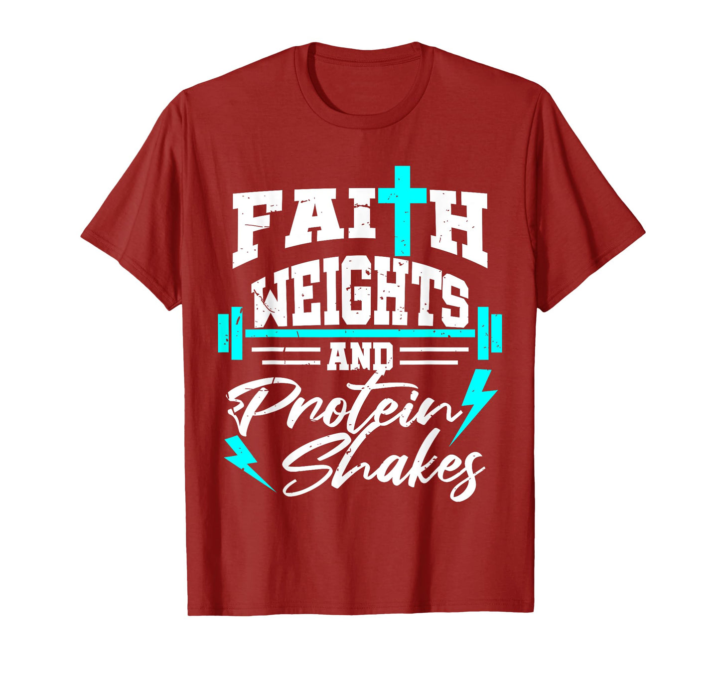 Christian Workout Fitness Weightlifting Body Building Gift T-Shirt