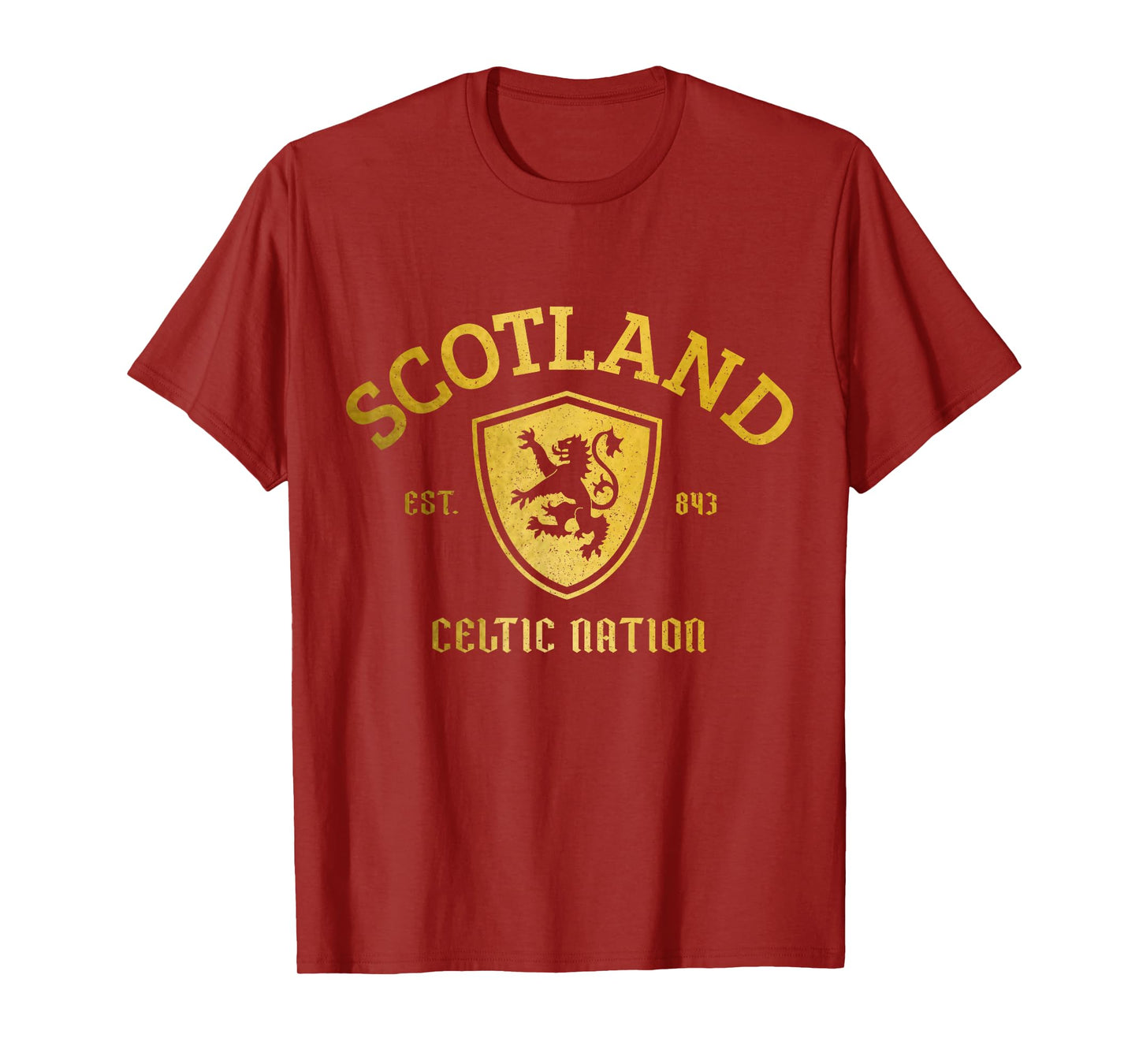 Scotland Est. 843 Scottish Pride Vintage T-Shirt