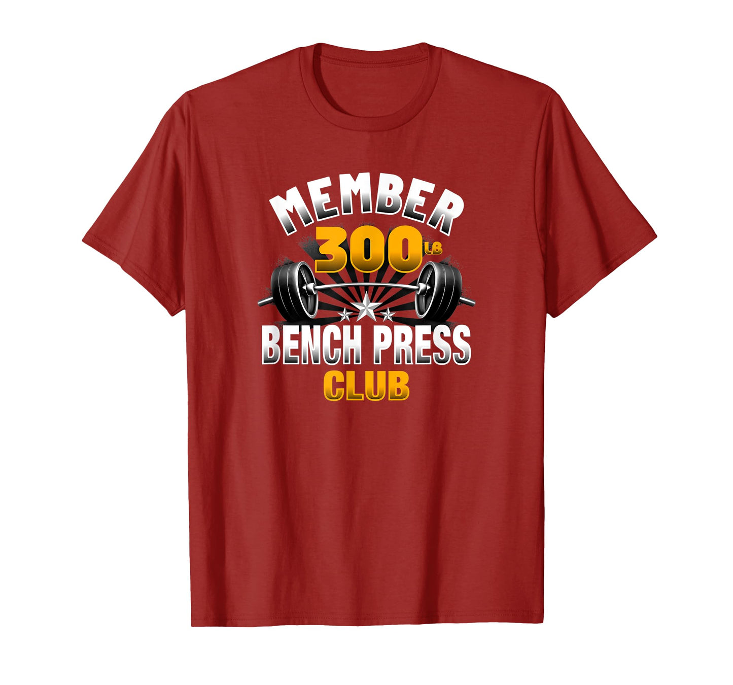 300 Pound Bench Press Club T-Shirt
