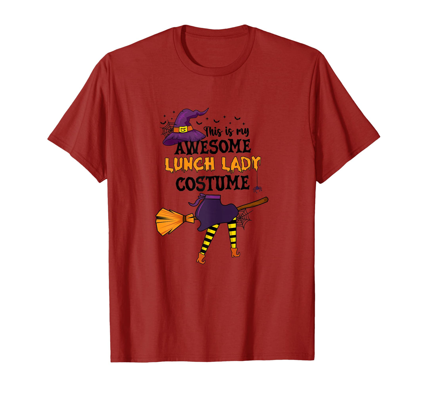 This is My Awesome Lunch Lady Costume Halloween Funny Witch T-Shirt