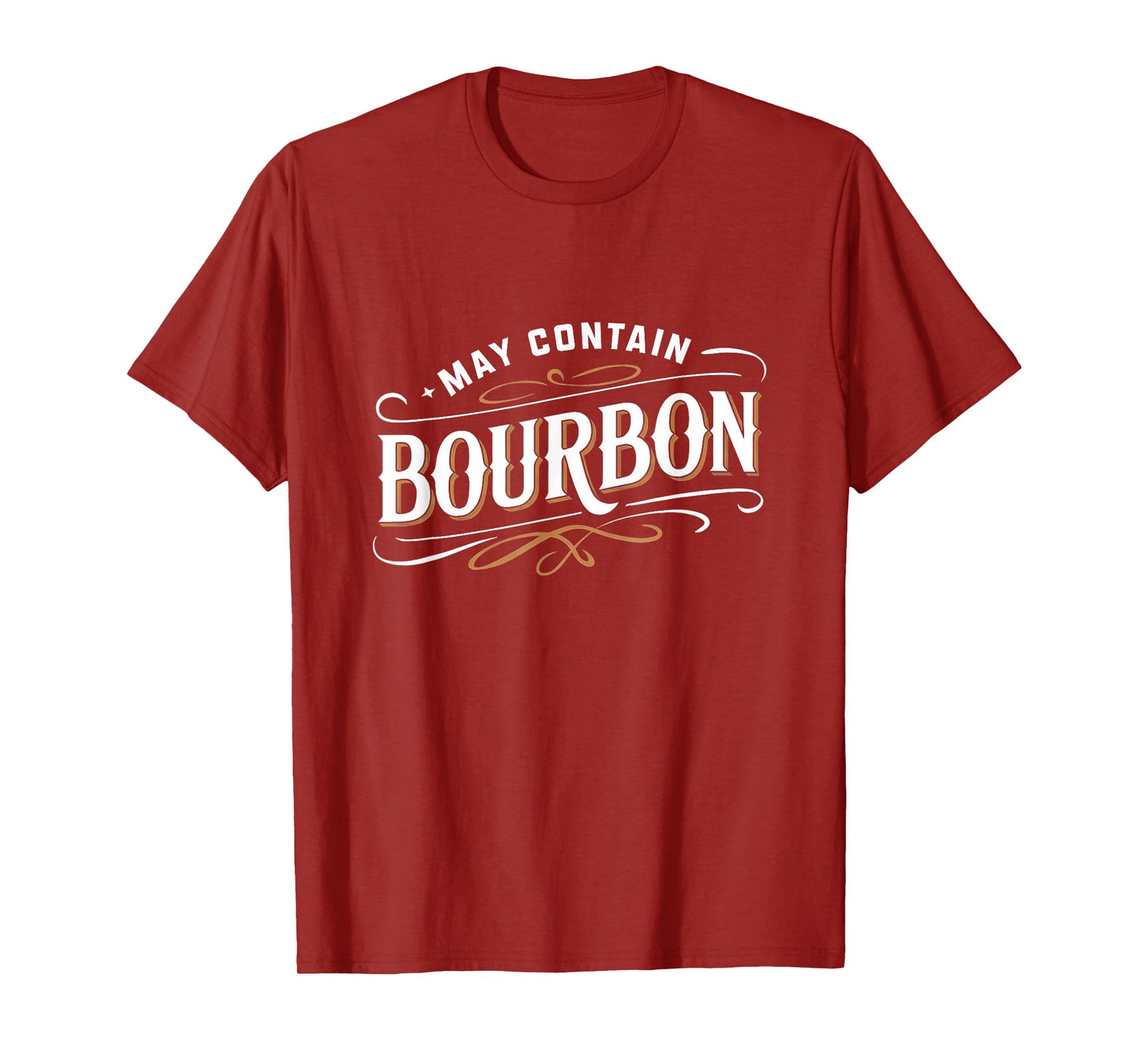 May Contain Bourbon Classic Whiskey Lover Design T-Shirt
