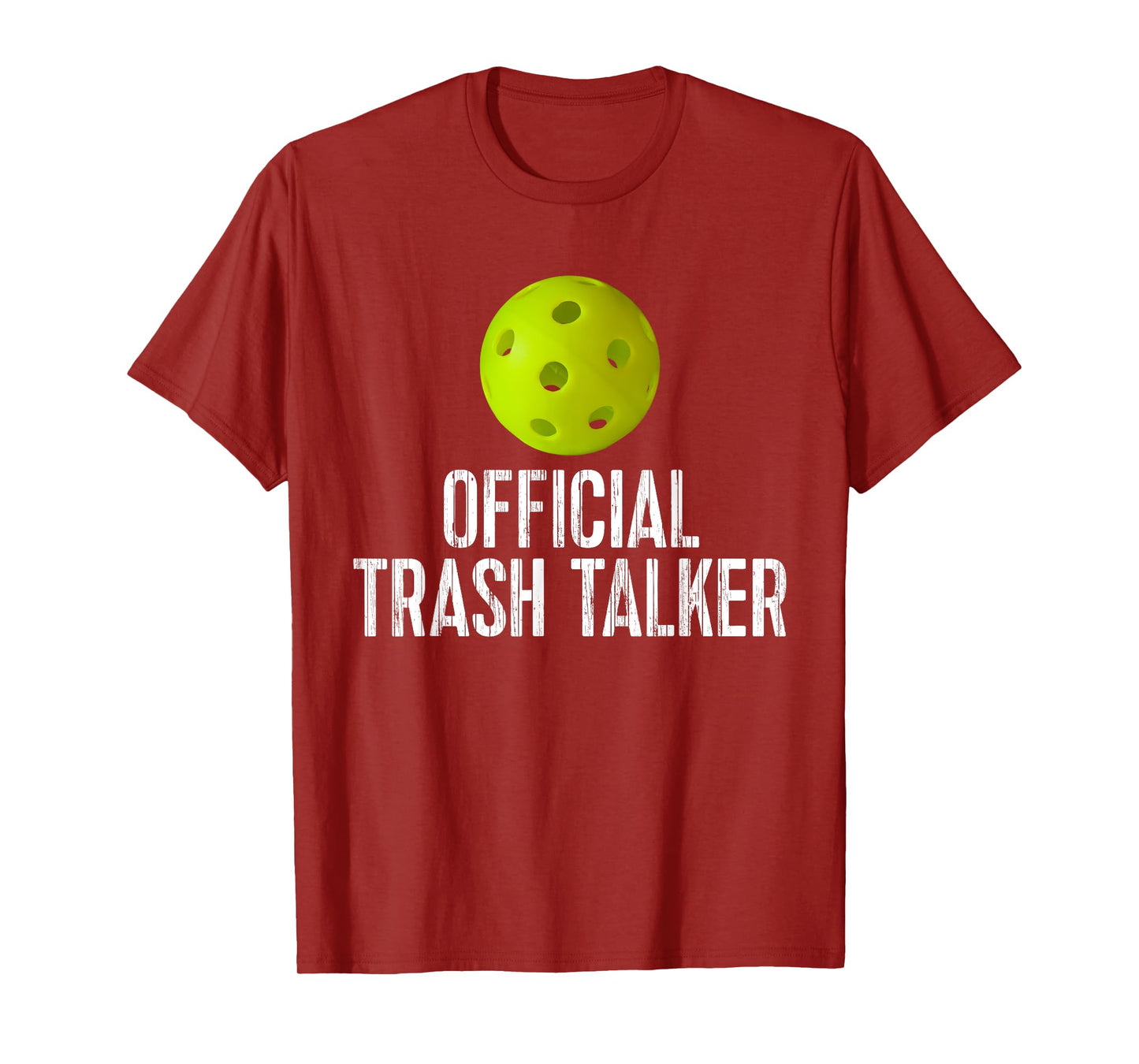 Funny Sarcastic Pickleball Tee: Official Trash Talker Tee T-Shirt