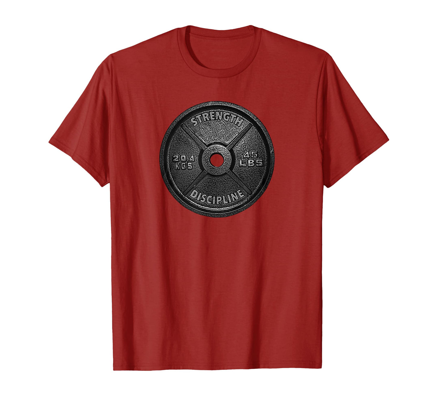 Weightlifting 45 LB Plate T-shirt Gift for Bodybuilders T-Shirt