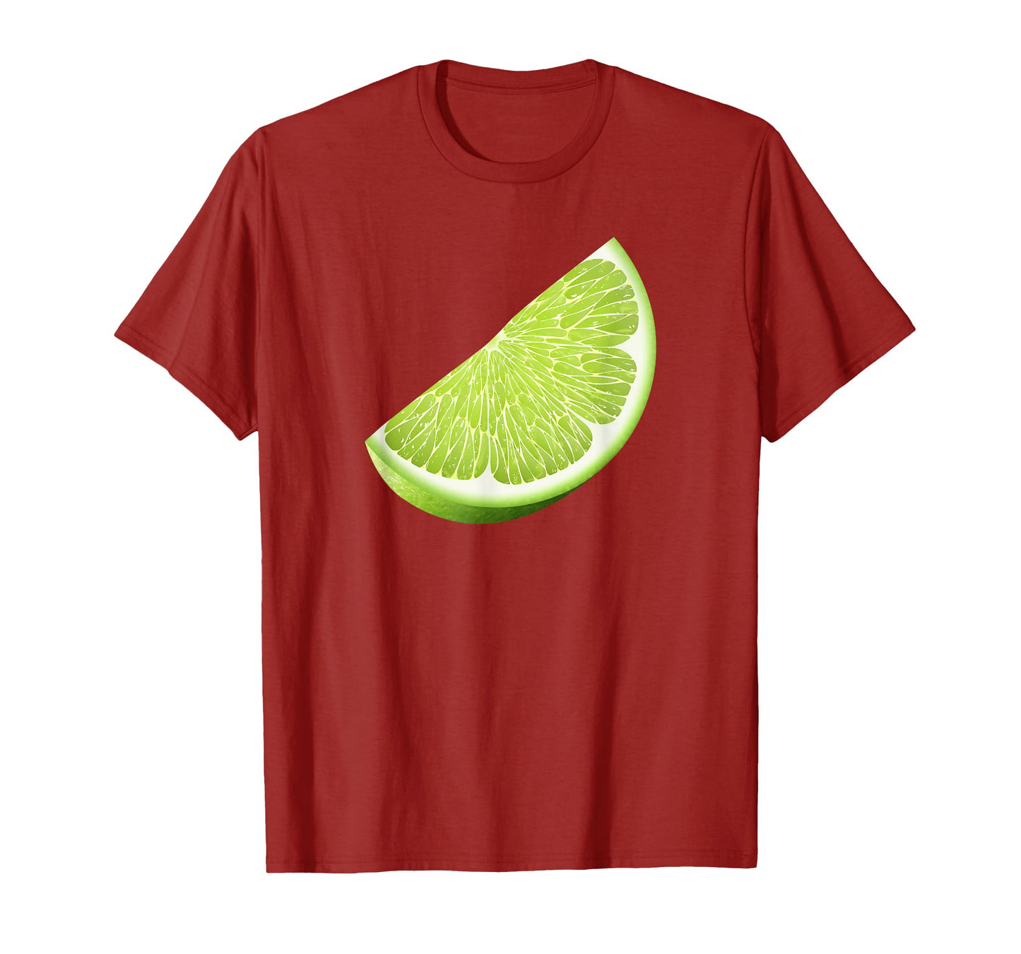 Green Lime Halloween Costume Group Funny Lime Slice Lovers T-Shirt