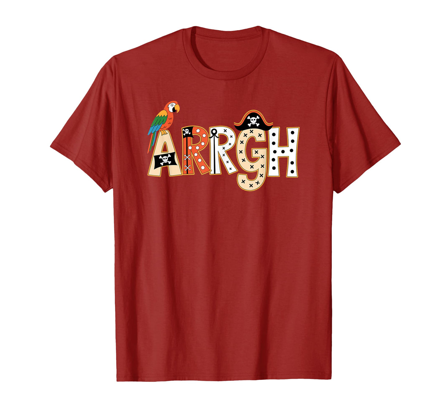 Fun Arrgh Pirate Style Pirate Costume ARGH Pirate T-Shirt