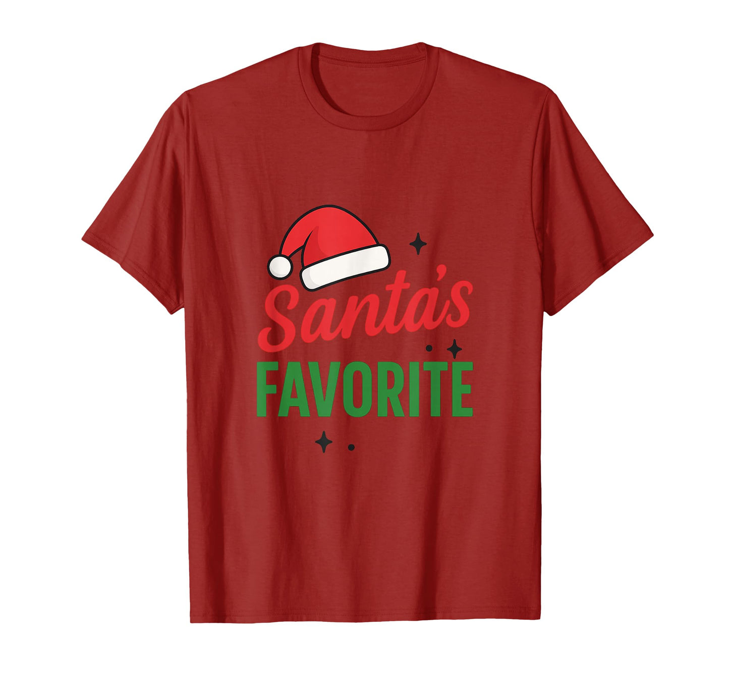 Santa’s Favorite – Funny Christmas Holiday Design T-Shirt