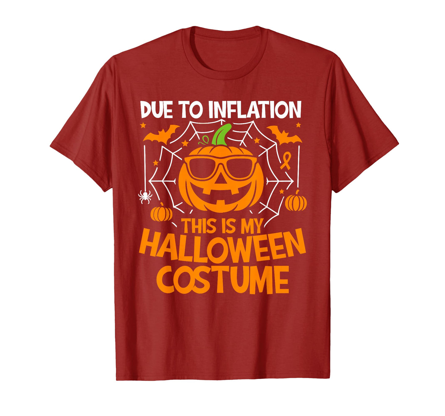 Pumpkin Halloween Costume Men Women Funny Halloween T-Shirt