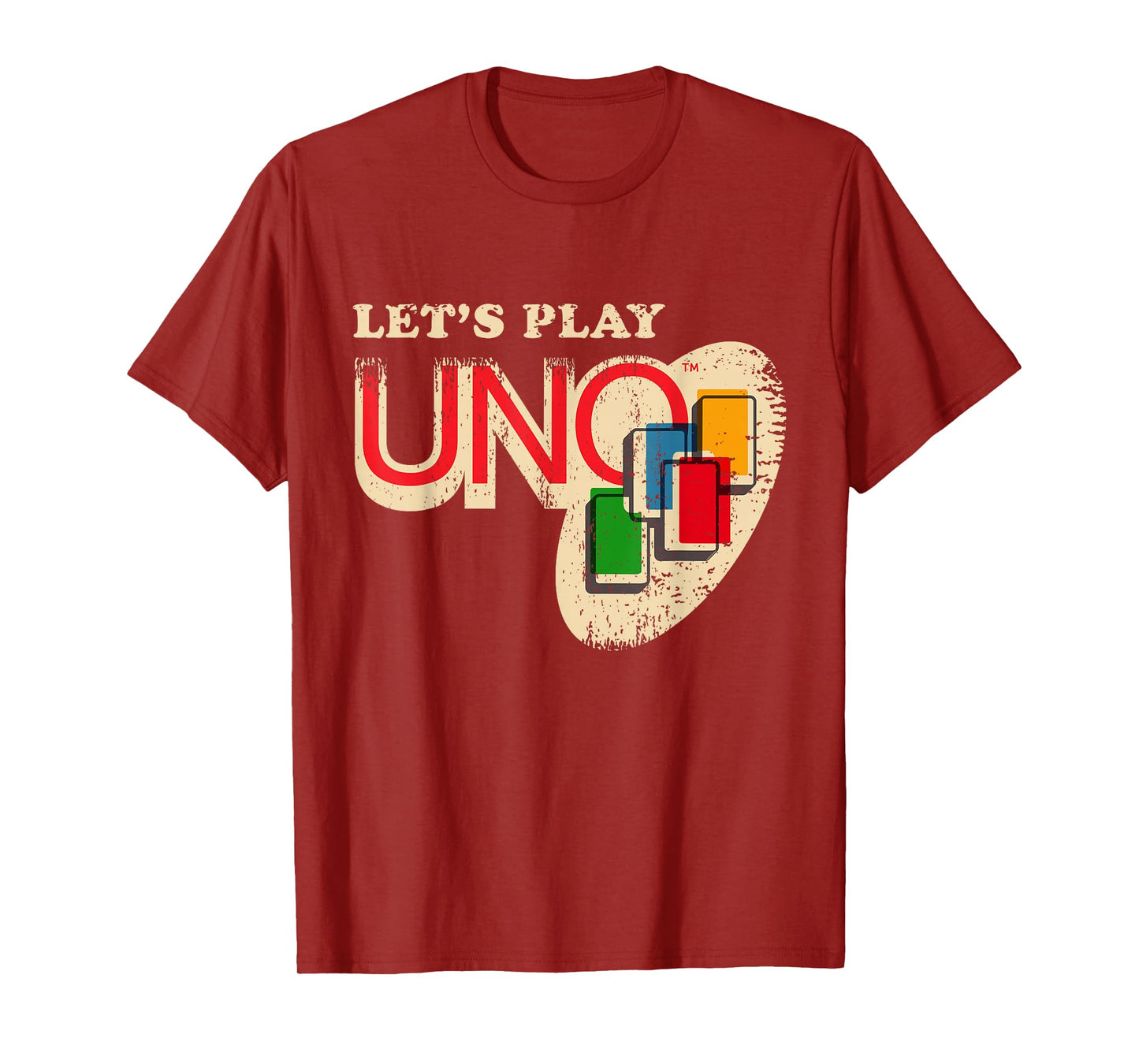 Vintage Let's Play UNO T-Shirt
