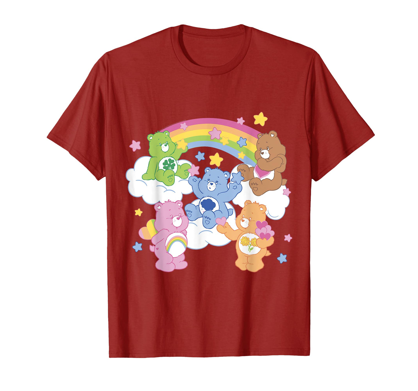 Care Bears Rainbow Cloud Group T-Shirt