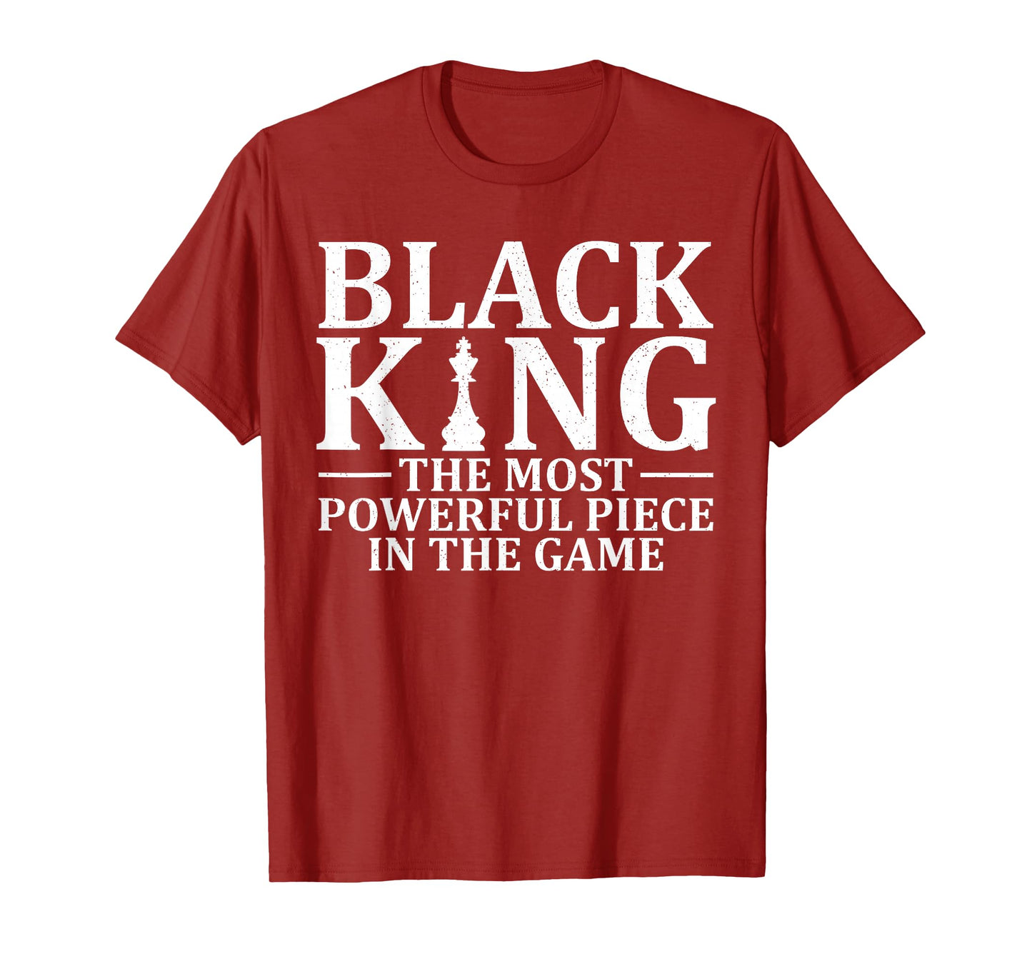 Best African King Design For Men Dad Afrocentric Chess Lover T-Shirt