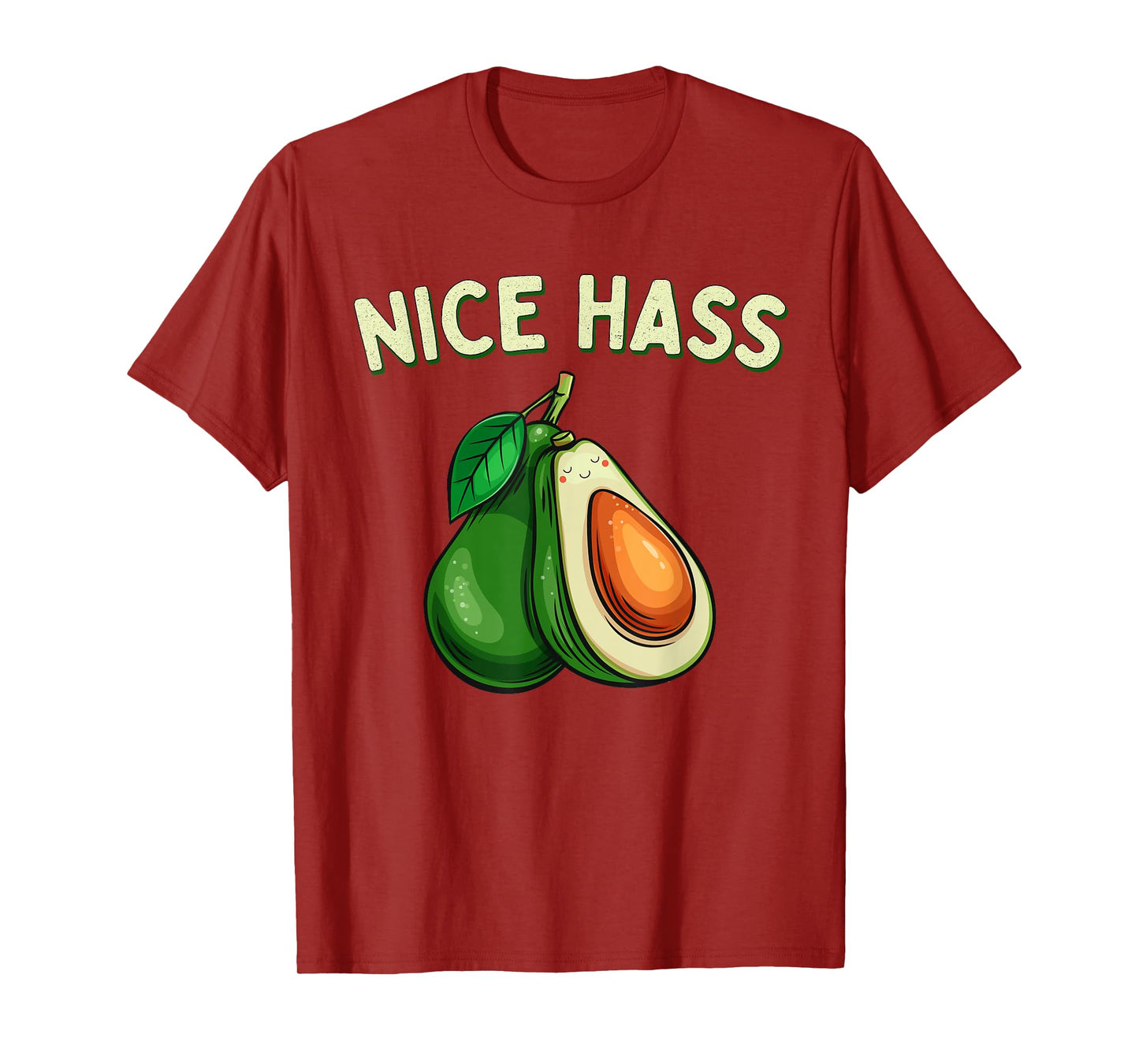 Nice Hass Funny Avocados Shirts for Men Women Kawaii Avocado T-Shirt