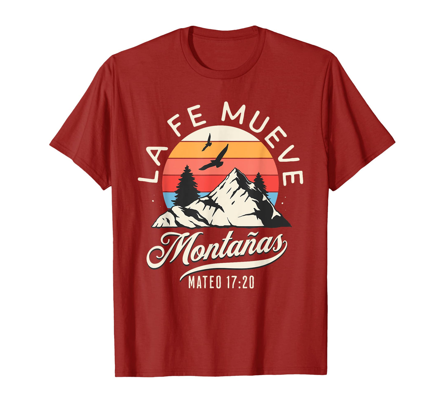 La Fe Mueve Montañas Todo Es Posible Jesus Cristiano T-Shirt